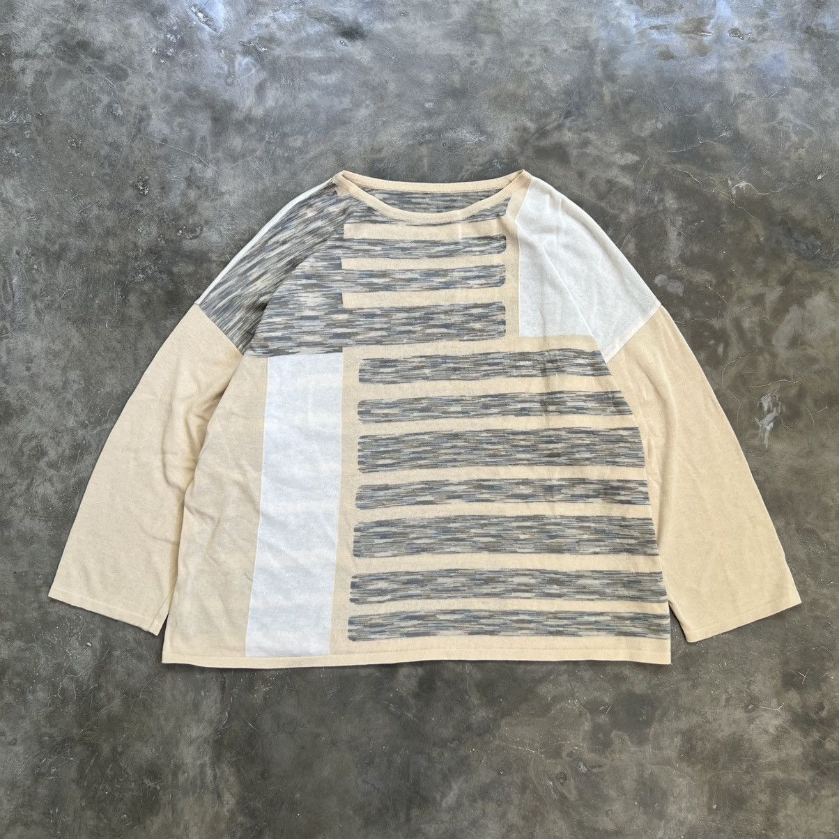 Issey Miyake Heart Haat by Issey Miyake Knit Long Sleeeve shirt Size ONE SIZE - 1 Thumbnail