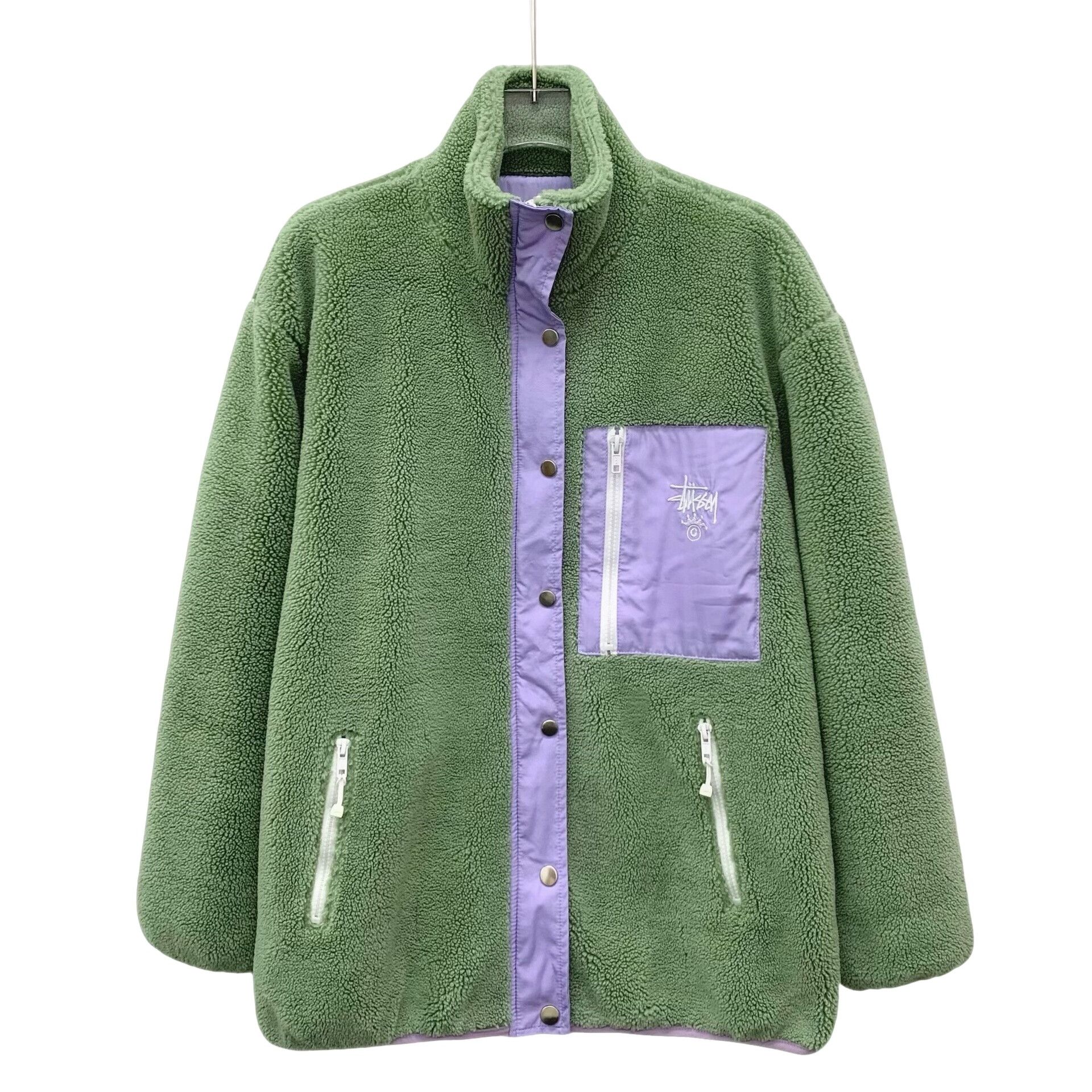 Stussy Stussy Sherpa Fleece Contrast Jacket 6 Size M / US 6-8 / IT 42-44 - 1 Thumbnail