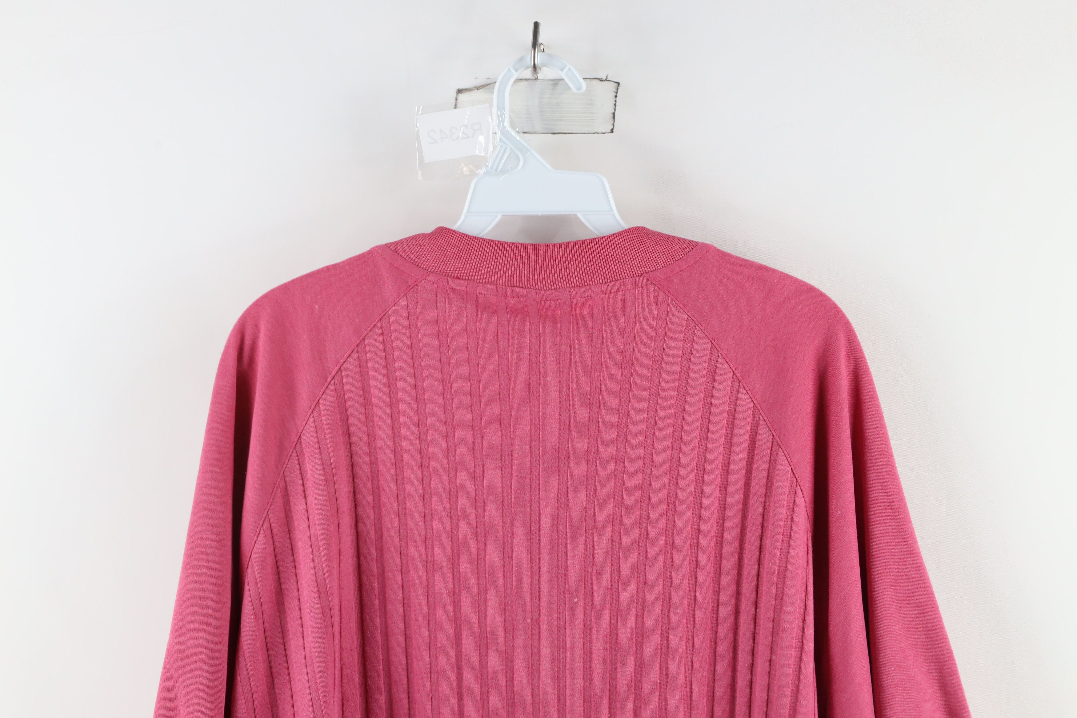 Vintage Vintage 90s Streetwear Ribbed Knit Pullover Henley T-Shirt Size US XXL / EU 58 / 5 - 10 Thumbnail