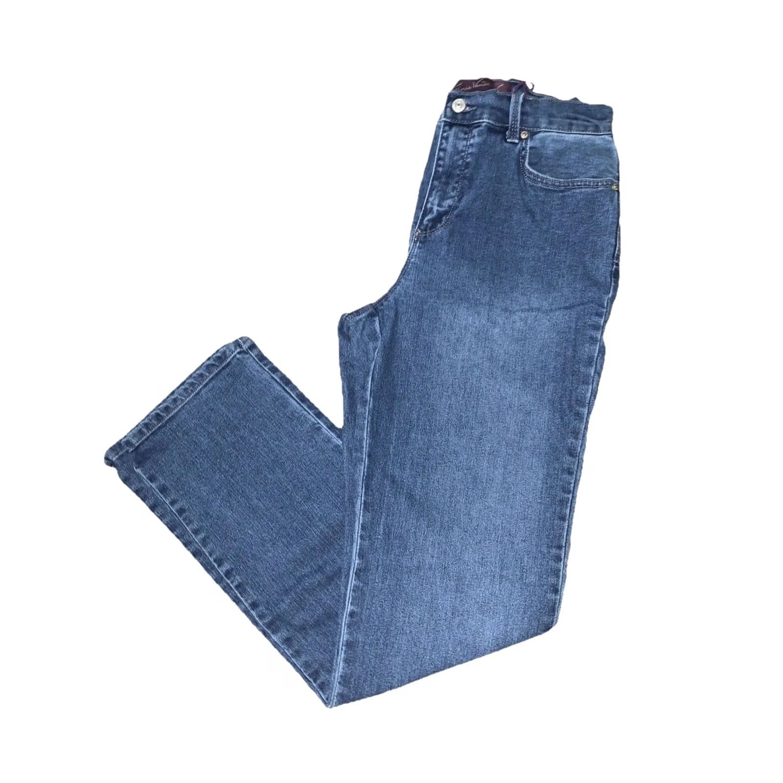 Gloria Vanderbilt Gloria Vanderbilt The Amanda Sliming Jean Womens Stretch Denim Tapered Sz 8 NWT Size 30" / US 8 / IT 44 - 4 Thumbnail