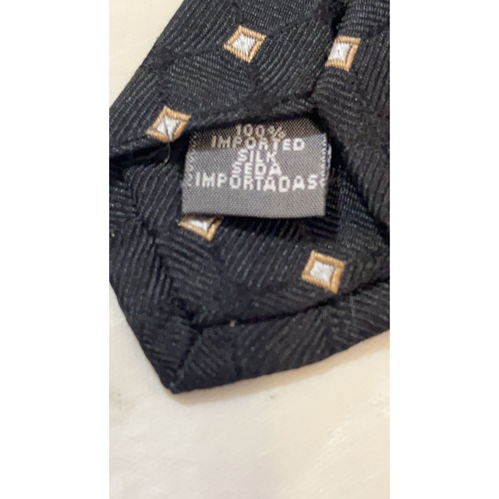 Saks Fifth Avenue Saks Fifth Avenue Silk Neck Tie ~ Black ~ Size ONE SIZE - 7 Thumbnail
