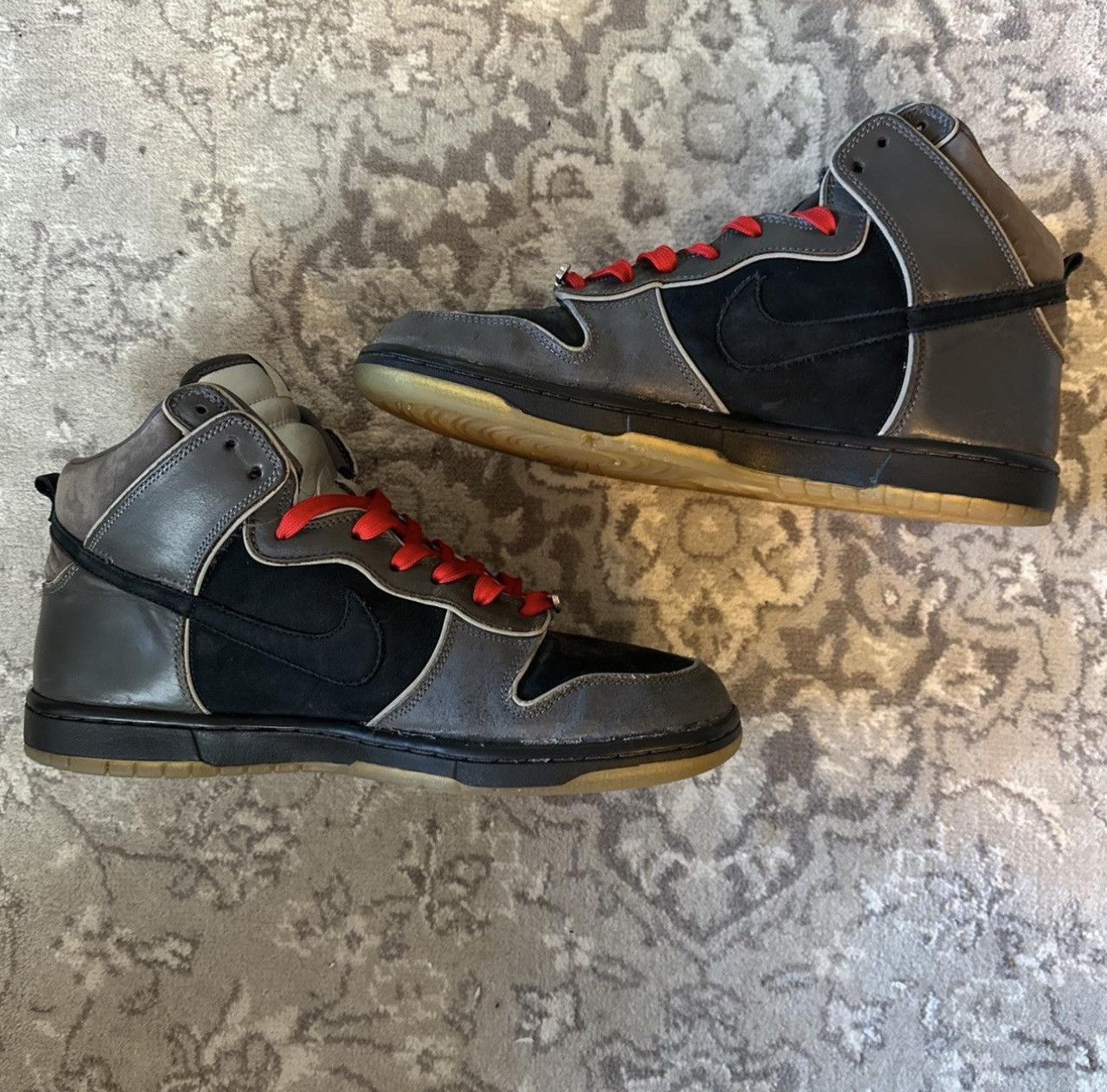 Nike Nike sb Dunk high MF DOOM 2007 Size US 11.5 / EU 44-45 - 2 Thumbnail