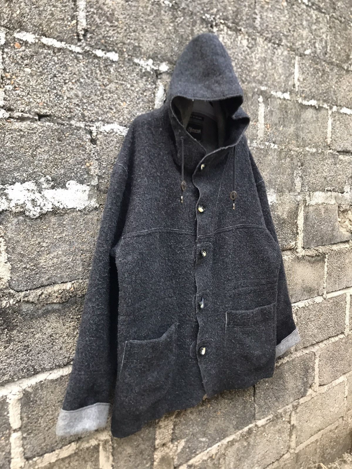 BARNS OUTFITTERS × Gloverall 🌟Gloverall Wool Hoodies Barn Coat Jacket Size US M / EU 48-50 / 2 - 2 Thumbnail