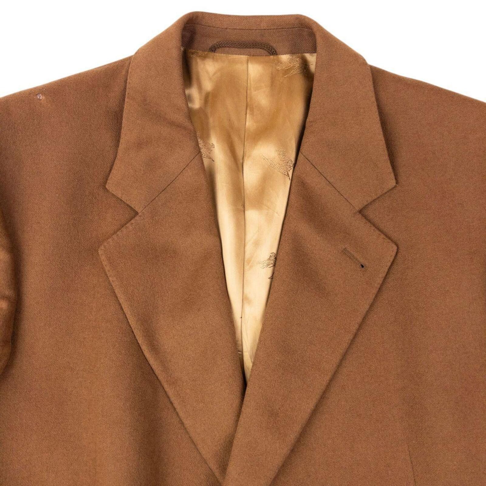 Burberry Vintage 90s Burberry Cashmere Longline Jacket Size XL Size US XL / EU 56 / 4 - 3 Thumbnail