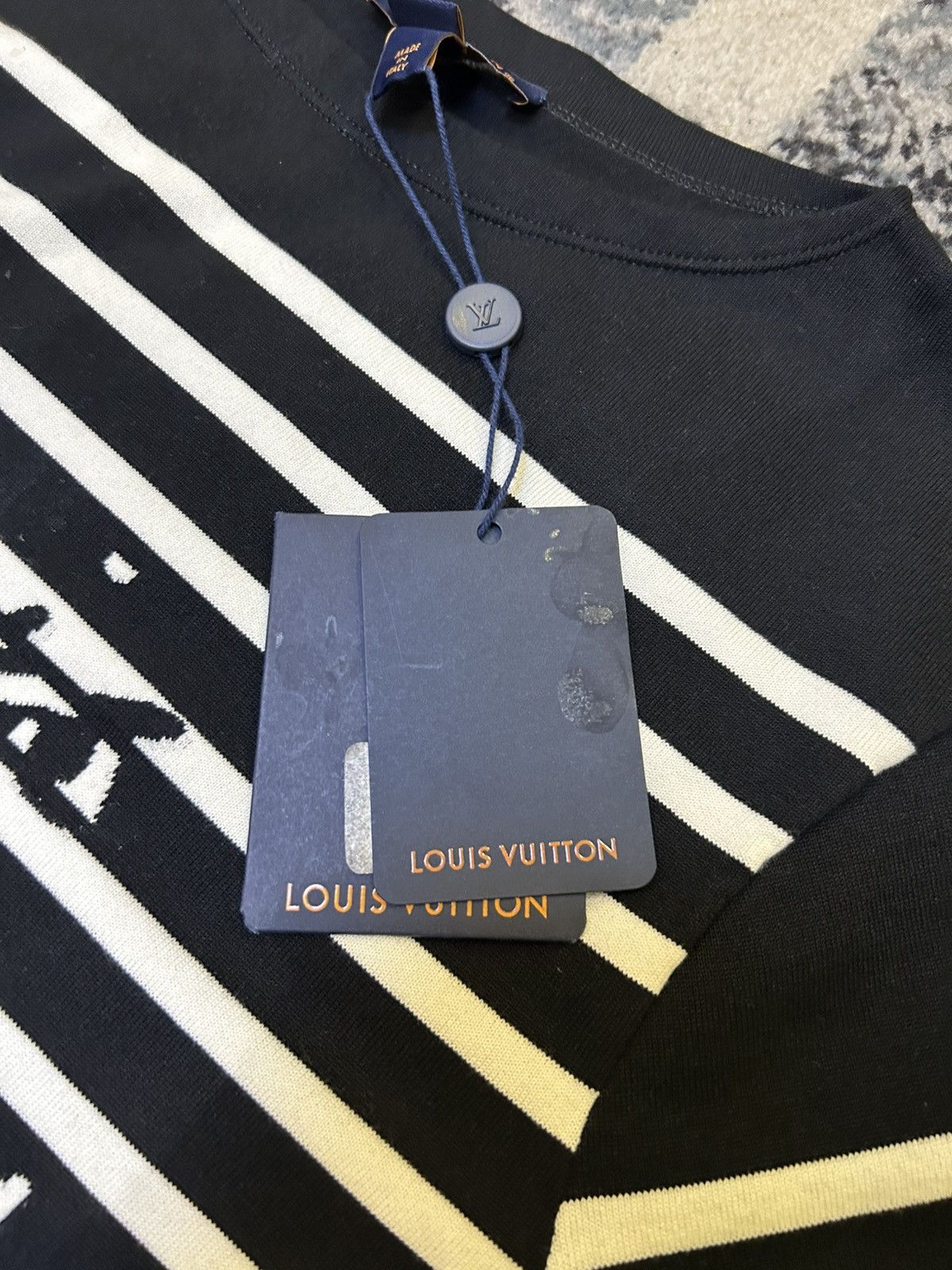 Louis Vuitton Louis Vuitton Knit Striped T shirt Size US M / EU 48-50 / 2 - 3 Thumbnail