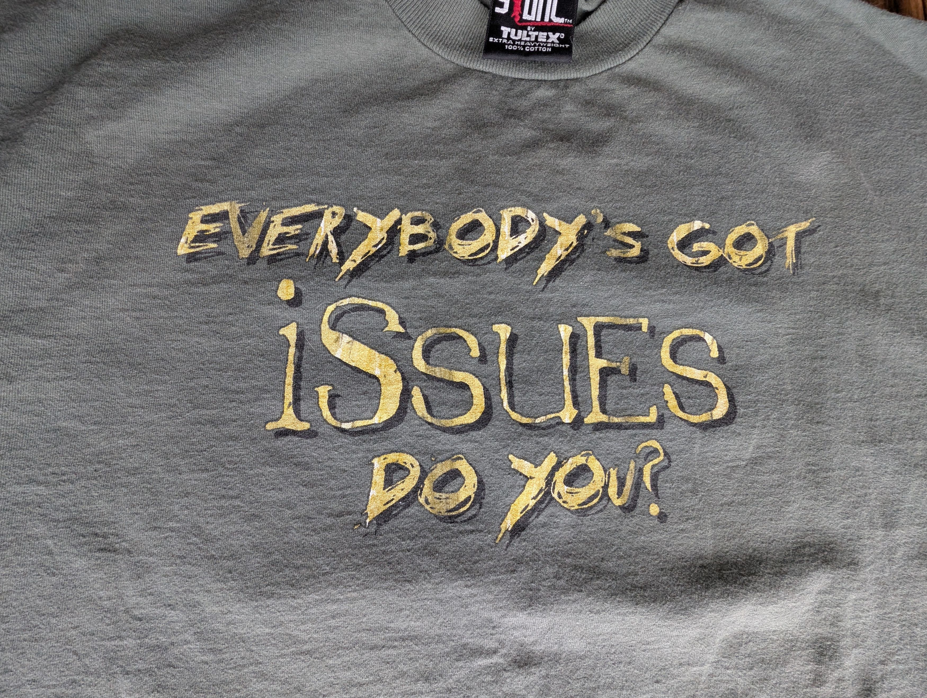 Giant Korn Concert T-Shirt Everybody's got Issues, Do You? XL 1999 Size US XL / EU 56 / 4 - 5 Thumbnail