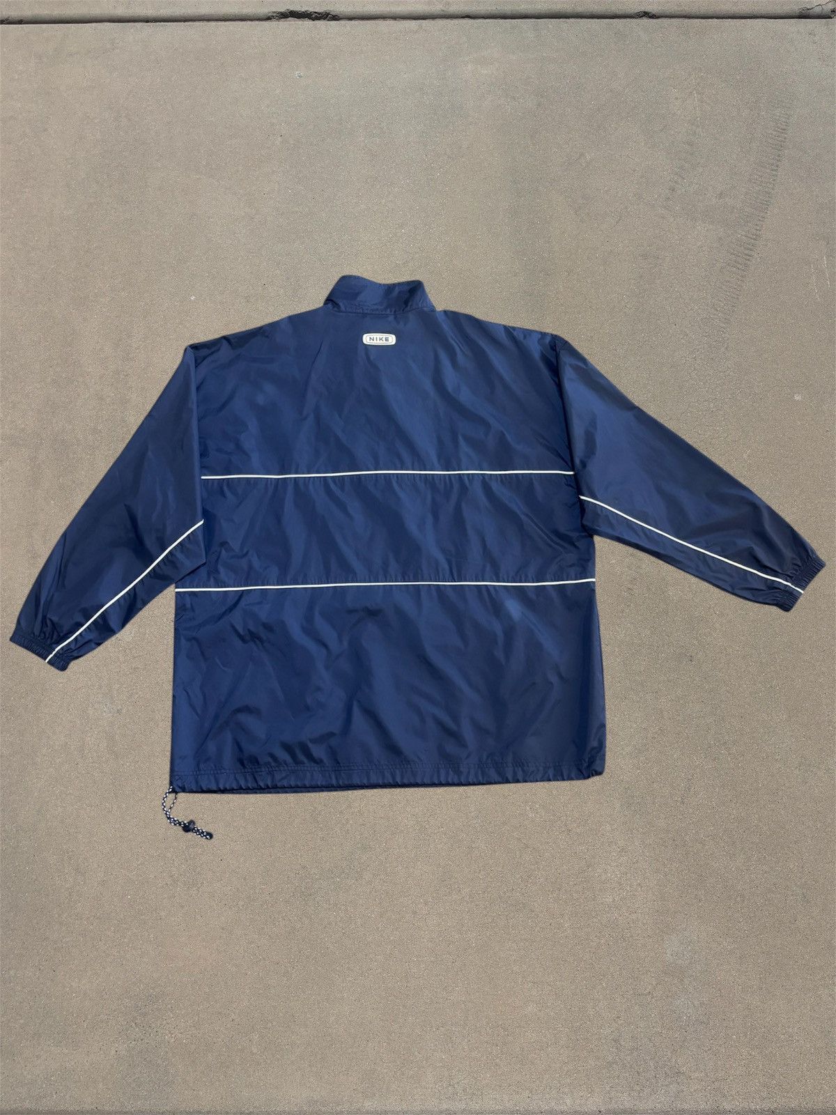 Nike Vintage Nike Windbreaker Jacket | Navy | 90s/00s Aesthetic Size US XL / EU 56 / 4 - 4 Thumbnail