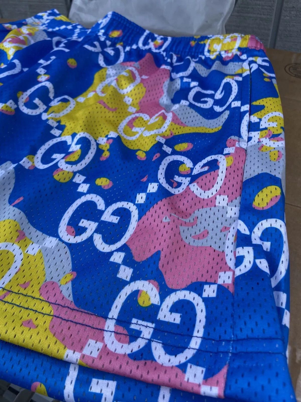 Bravest Studios ⚡️Bravest Studios GG Logo Blue Cotton Candy Mesh Shorts XL⚡️ Size US 34 / EU 50 - 3 Thumbnail