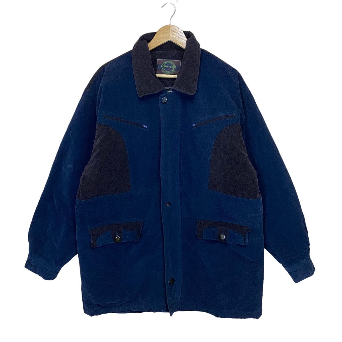 Issey Miyake × Japanese Brand JAPANASE OURO VERDE COLLECTION RAYON BOMBER JACKET Size US L / EU 52-54 / 3 - 1 Thumbnail
