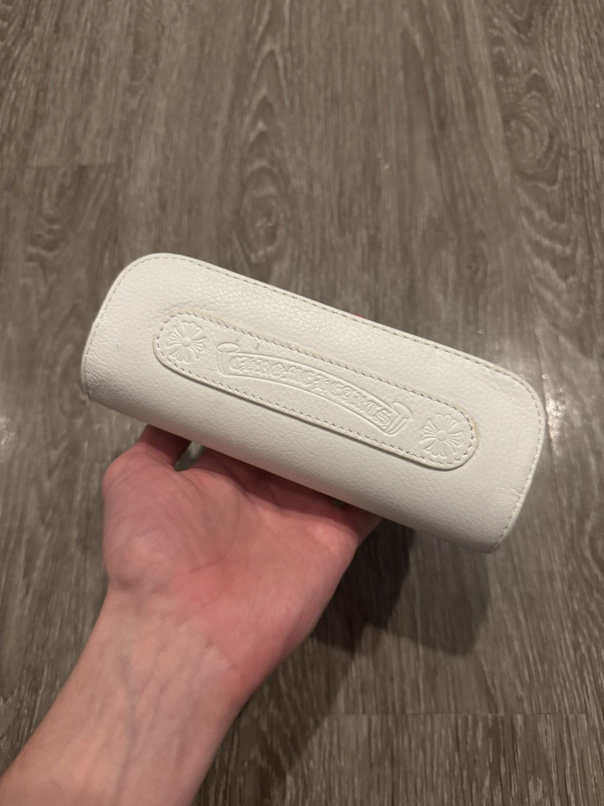 Chrome Hearts Chrome Hearts White Leather Sunglasses Case Size ONE SIZE - 1 Thumbnail