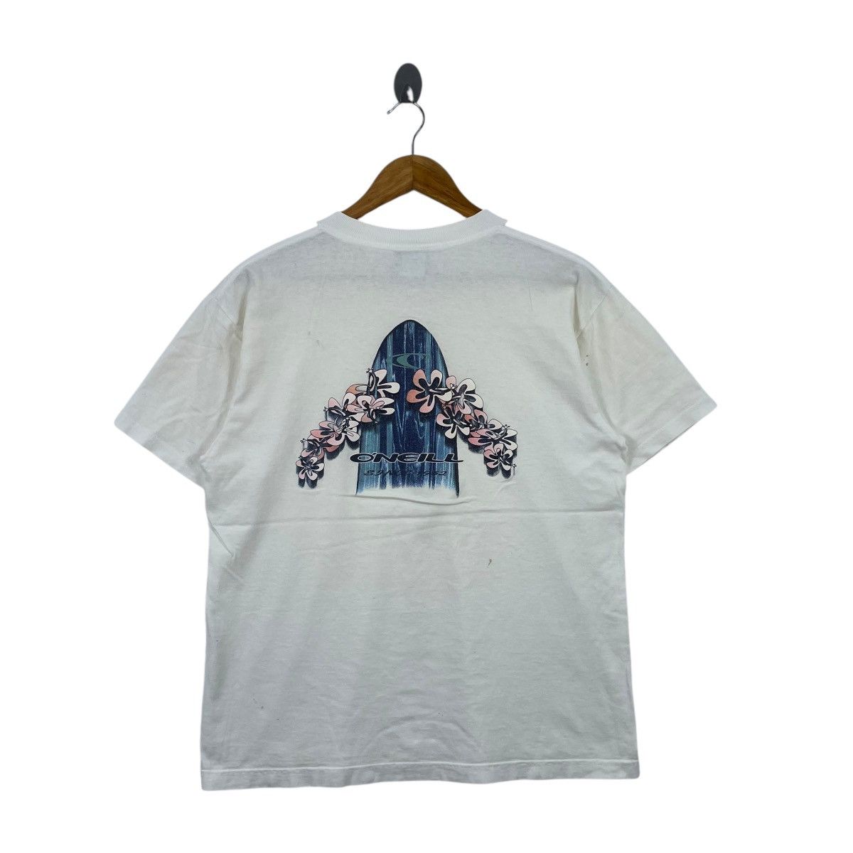 O'Neill × Vintage Vintage ONEILL Surfing Tshirt Size US M / EU 48-50 / 2 - 1 Thumbnail
