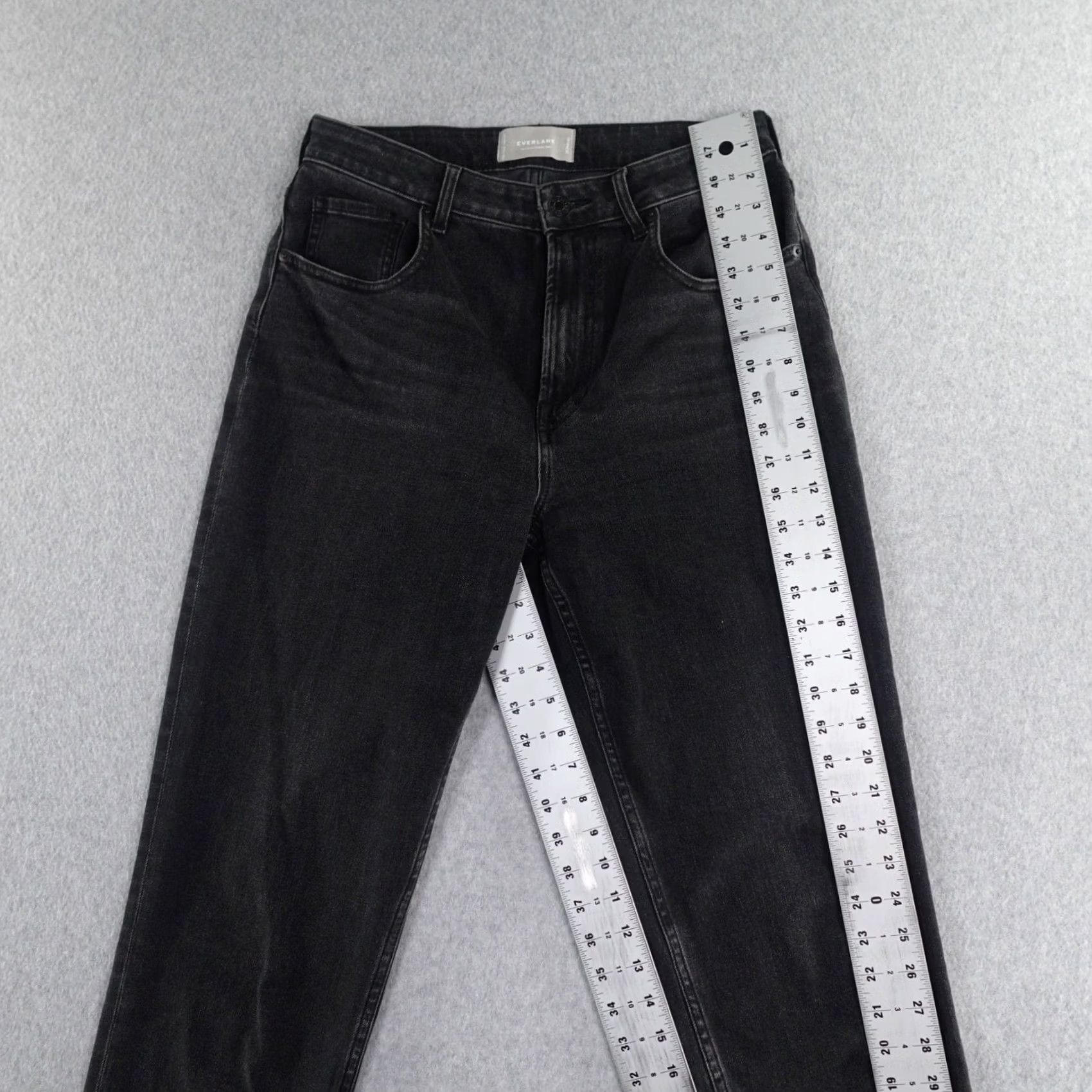 Everlane Everlane Womens Jeans Black Size 30 Tapered Curvy Cheeky Size 30" / US 8 / IT 44 - 6 Thumbnail