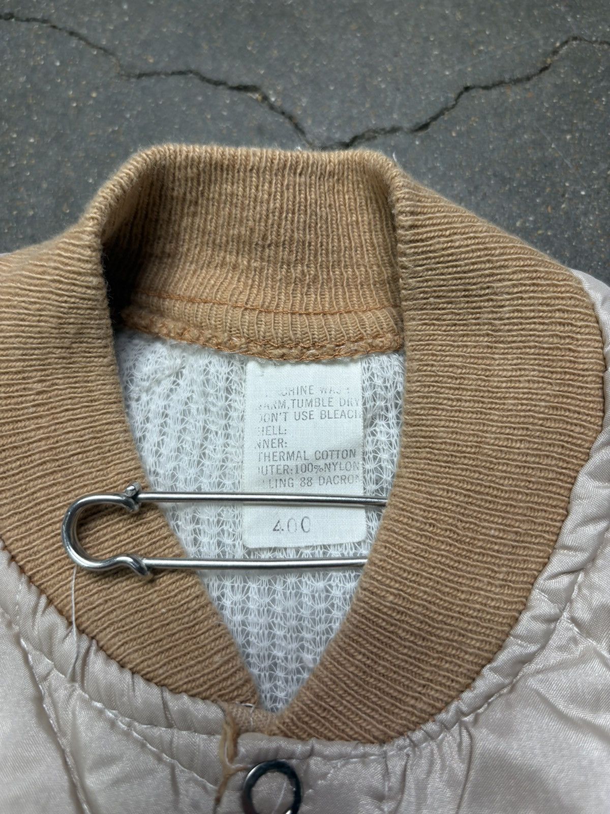 Other Vintage 1970s Beige Quilted Puffer Liner Gorpcore Set Size US L / EU 52-54 / 3 - 8 Thumbnail