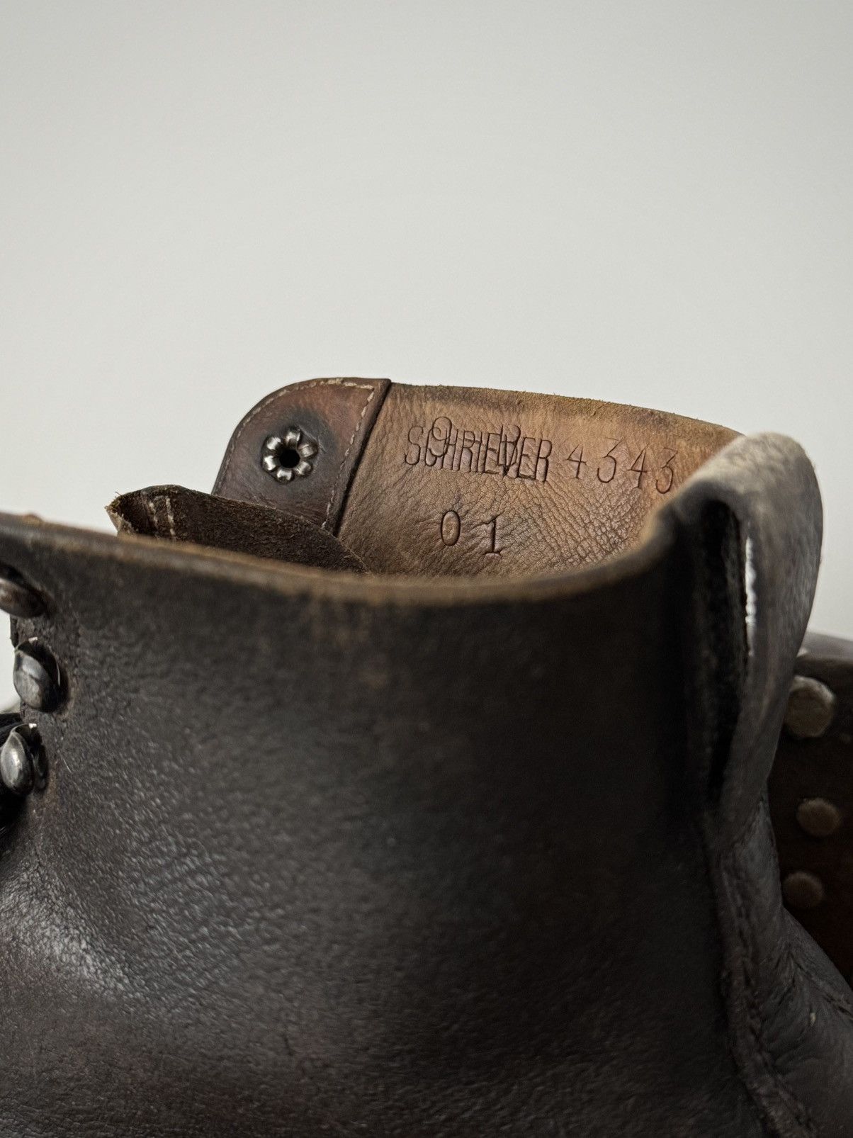 Vintage Vintage 1948 Dated Swiss Army 'Hobnail' Mountain Boots Size US 7.5 / EU 40-41 - 11 Thumbnail