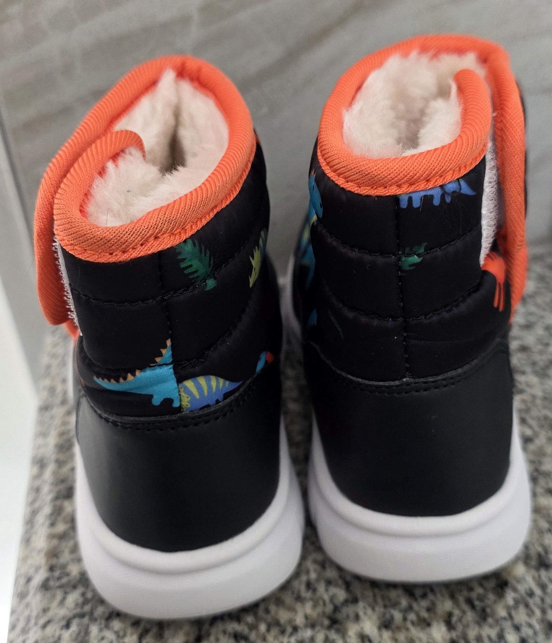 Other NIB HOBIBEAR Toddler Snow Boots Waterproof Winter Dinosaur 6 Size US 5 / EU 37 - 3 Thumbnail