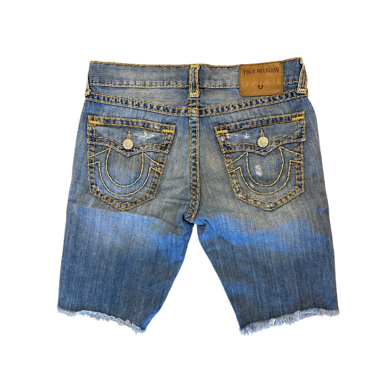 True Religion True religion, Ricky relaxed straight Jean distressed jorts Size US 34 / EU 50 - 3 Thumbnail