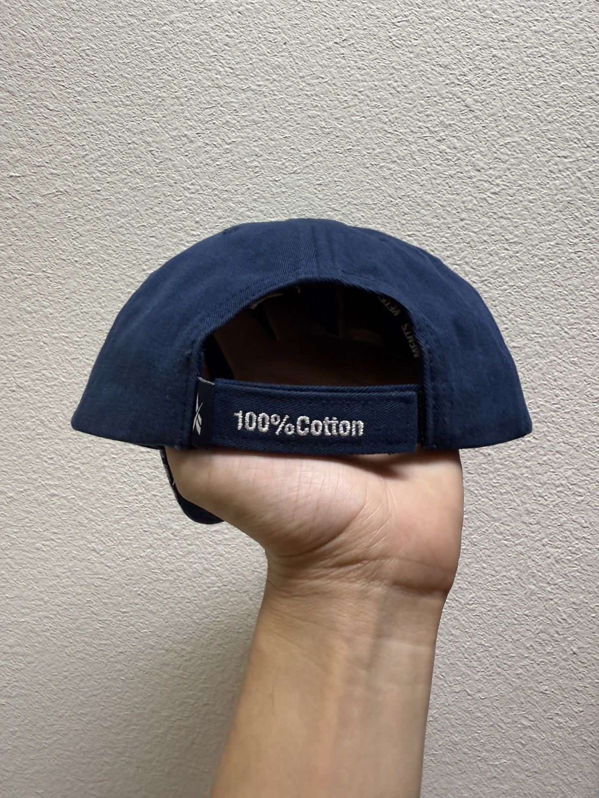 Vetements Vetements embroidered logo cap in navy Size ONE SIZE - 4 Thumbnail
