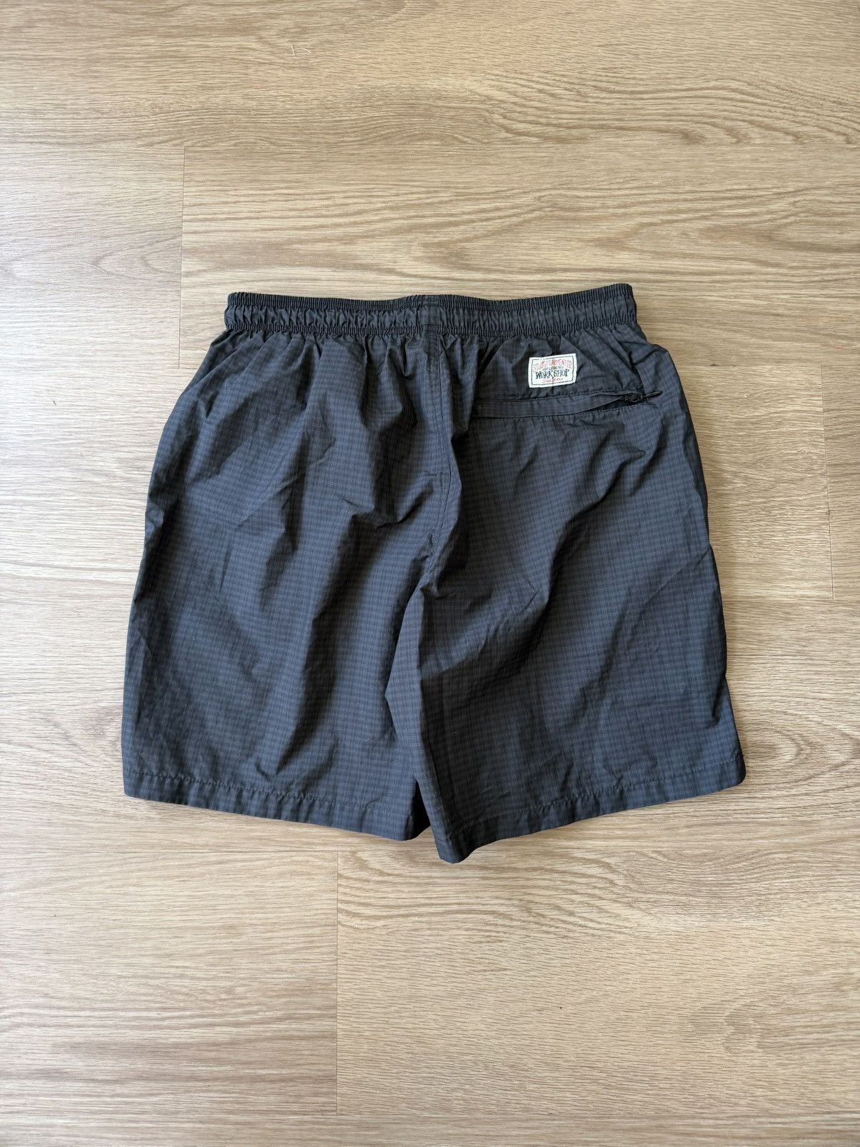 Our Legacy × Stussy Water Shorts Technical Check SS21 Size US 30 / EU 46 - 1 Thumbnail