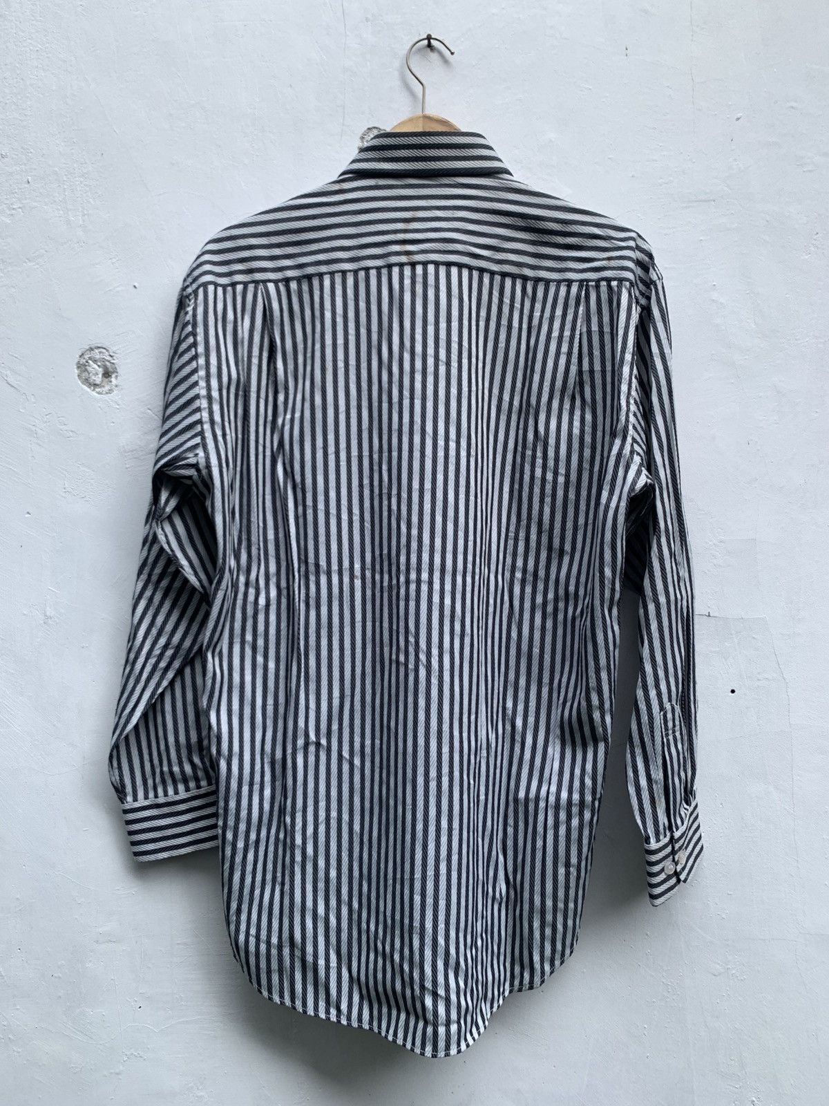 Balenciaga Vintage balenciaga striped button ups shirt Size US M / EU 48-50 / 2 - 5 Thumbnail
