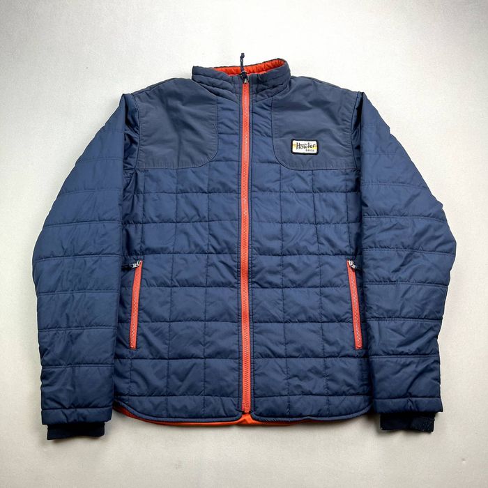 Howler Brothers Howler Bros Jacket Puffer Large Navy Blue Quilted Full ...
