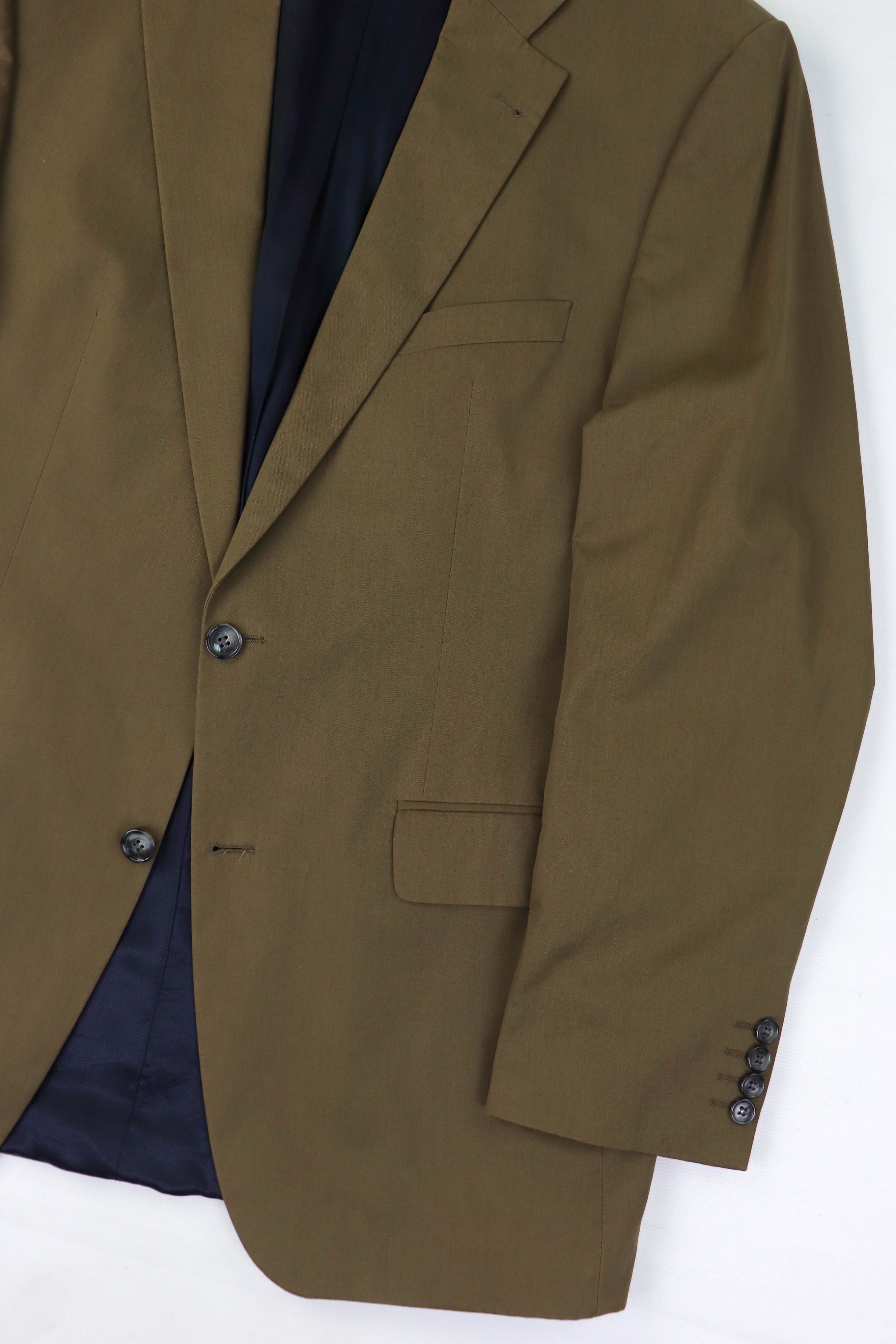 Barbour Barbour Bells Beige/Brown Cotton Blazer Jacket Size 40R - 7 Thumbnail