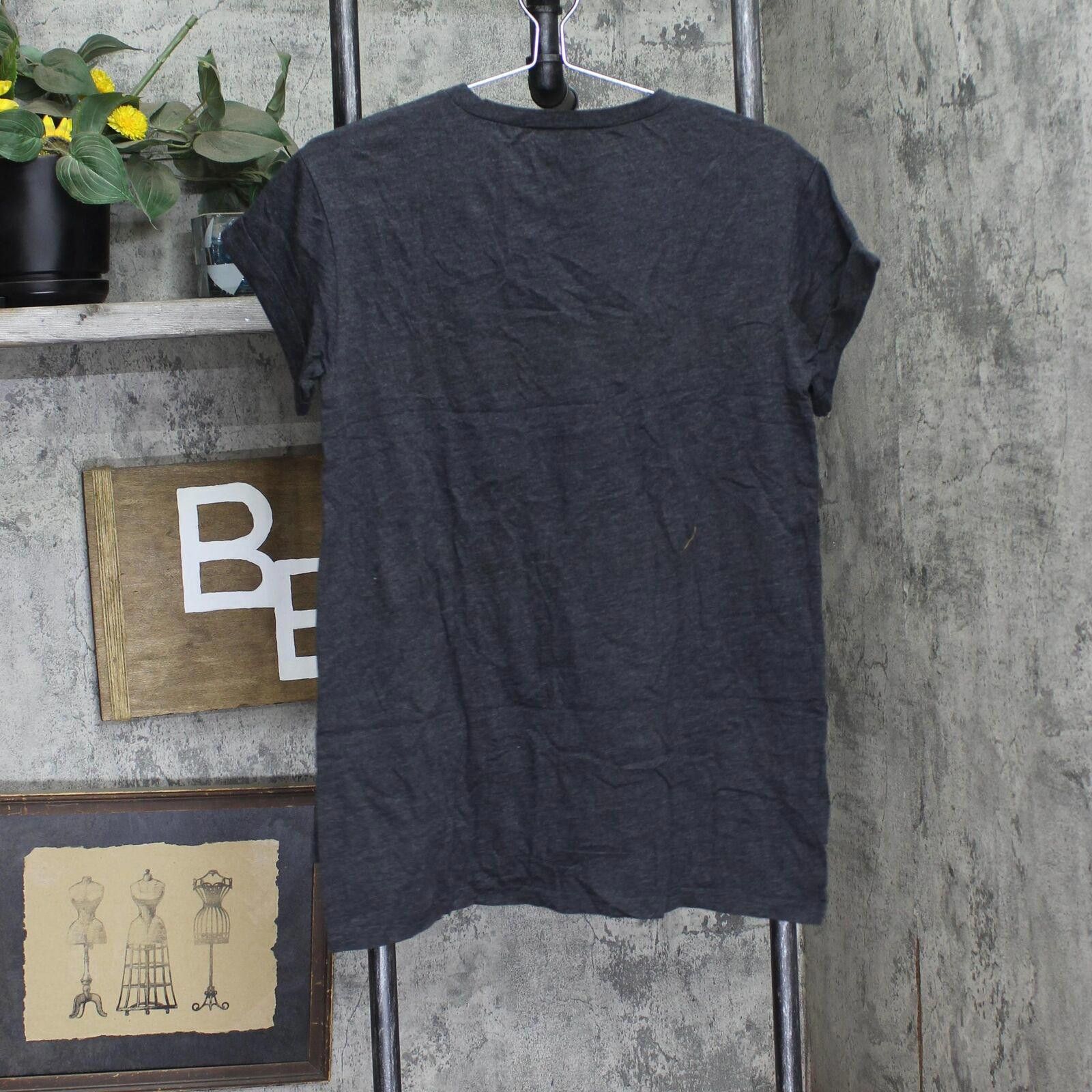 Designer Dg2 By Diane Gilman Sleeve Shirt Top Charcoal Black S Size S / US 4 / IT 40 - 2 Thumbnail