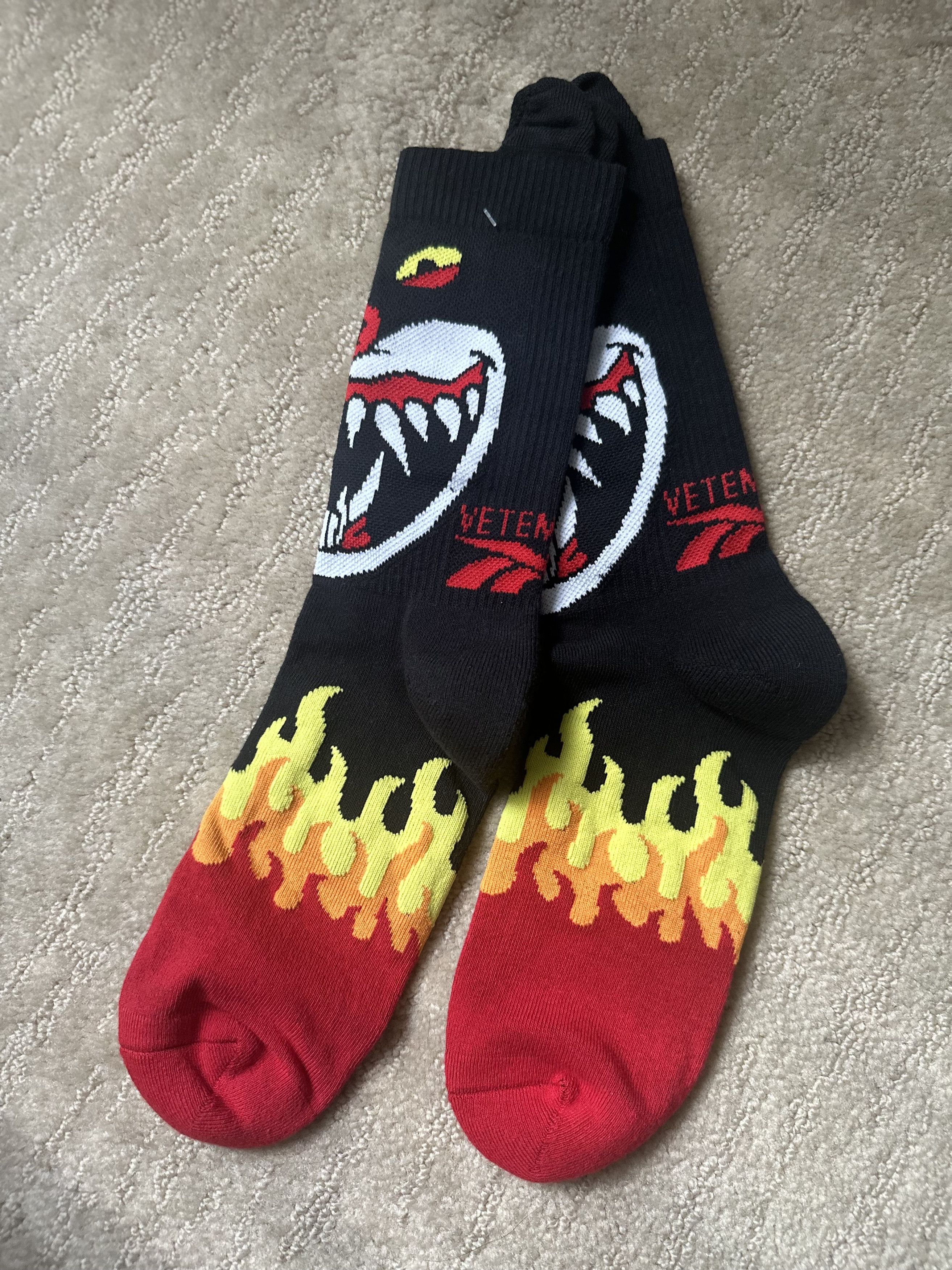 Vetements VETEMENTS REEBOK SS20 ANGRY CAT SOCKS Size ONE SIZE - 1 Thumbnail