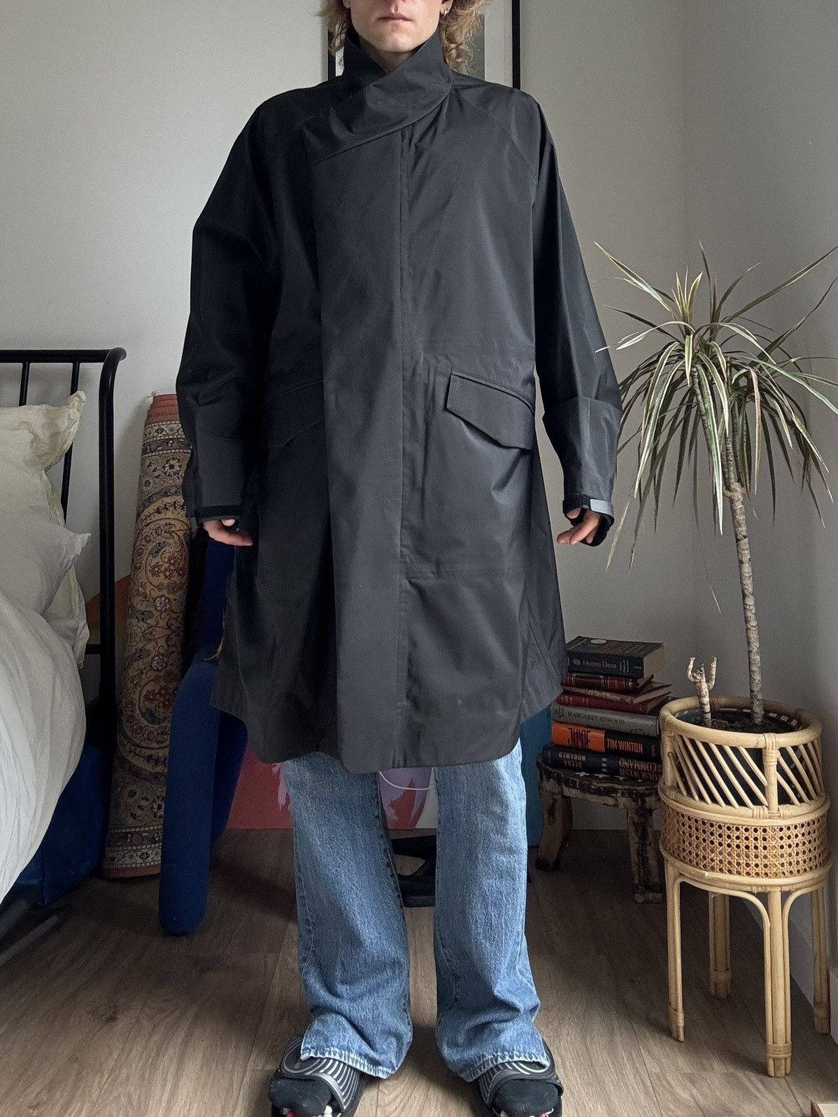 A. A. Spectrum Unique mandarin style robe rain jacket Size US L / EU 52-54 / 3 - 1 Thumbnail