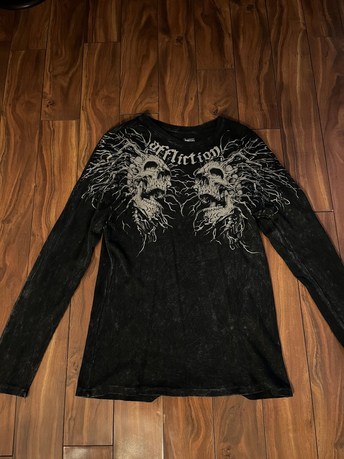 Affliction Affliction Skull Long-sleeve Size US XL / EU 56 / 4 - 1 Thumbnail