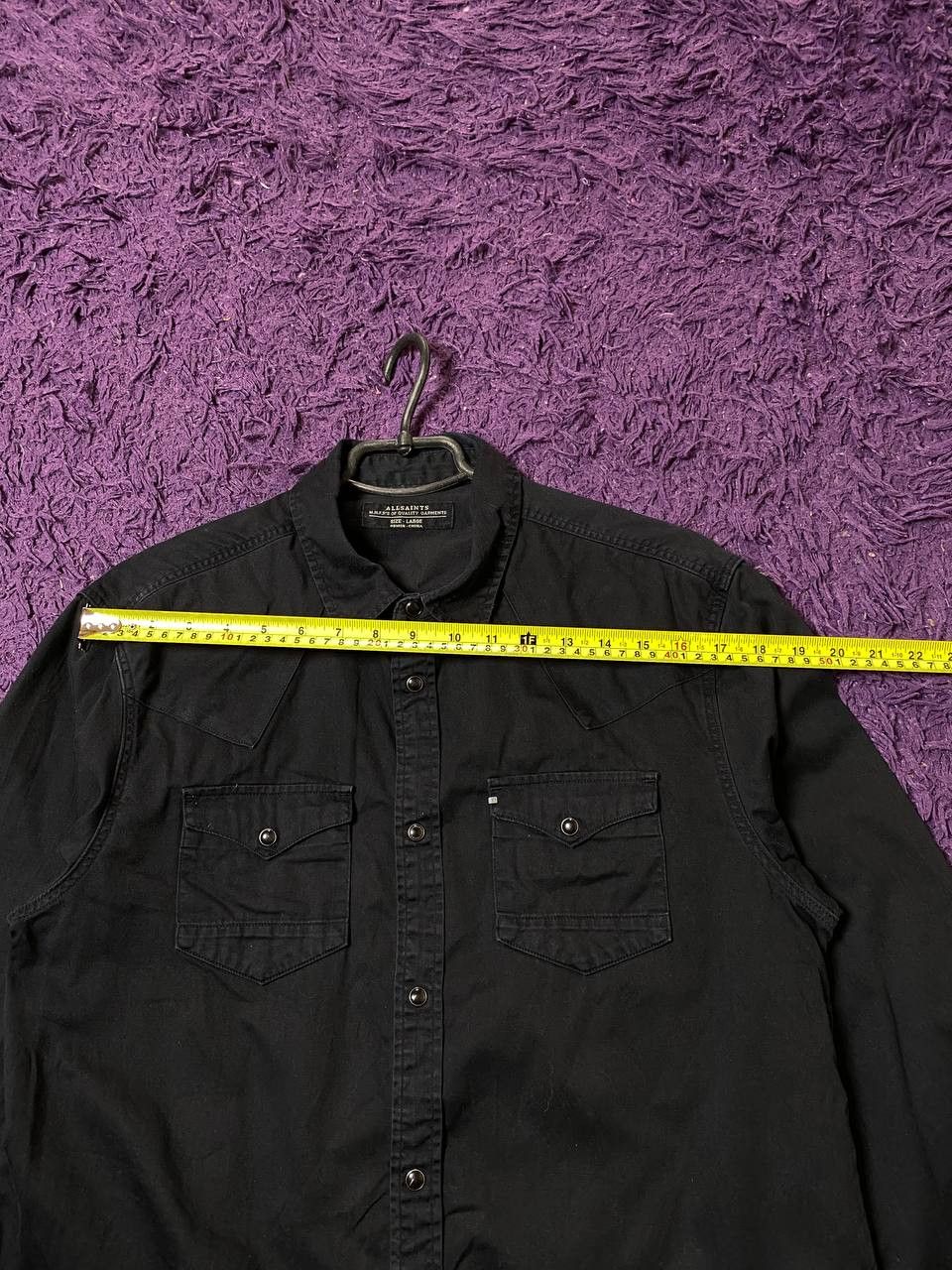 Allsaints Y2K streetwear logo shirt Allsaints Vintage Size US L / EU 52-54 / 3 - 9 Thumbnail