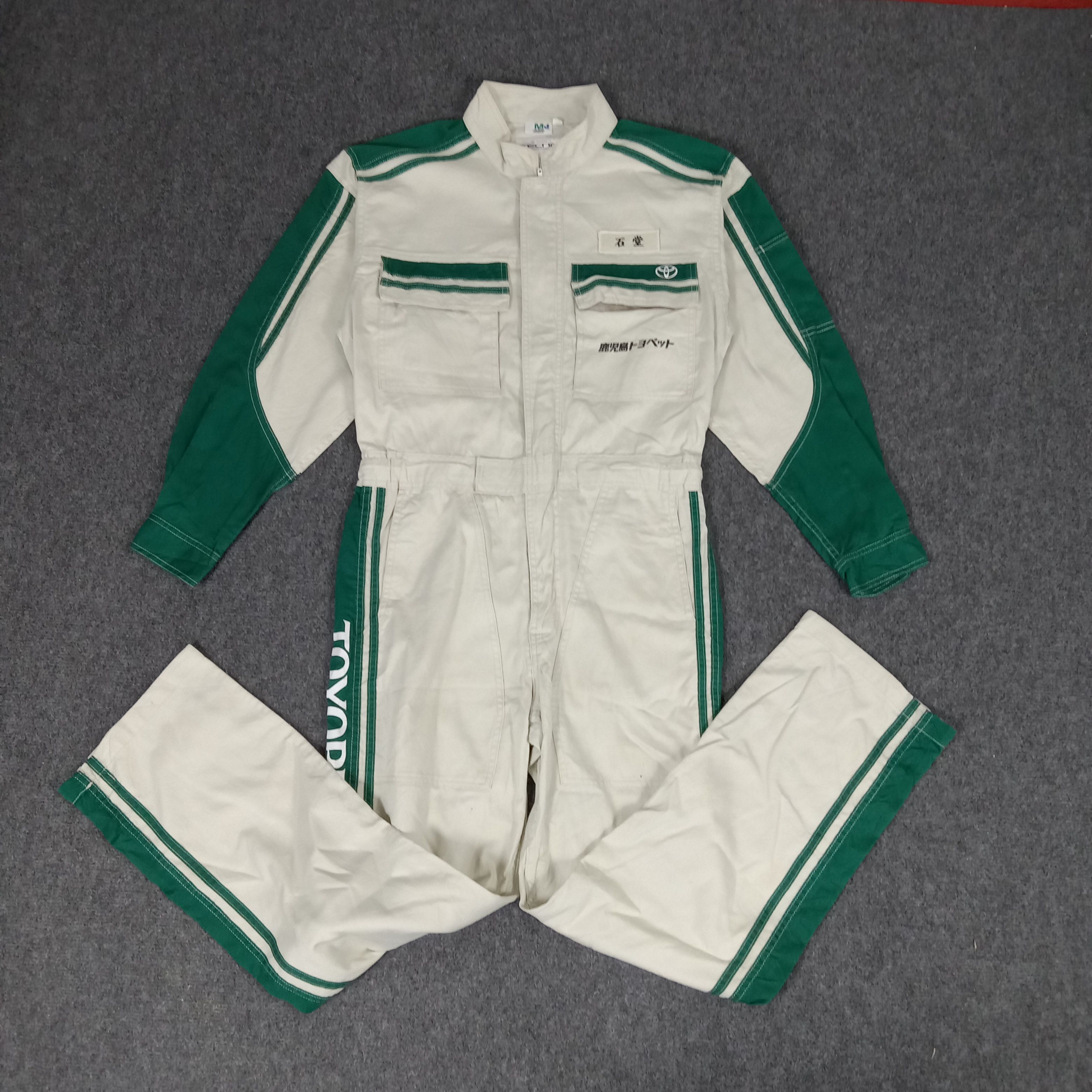 Japanese Brand × Vintage Toyopet Tecno Japanese Racing Team Coverall Jacket Size US S / EU 44-46 / 1 - 4 Thumbnail