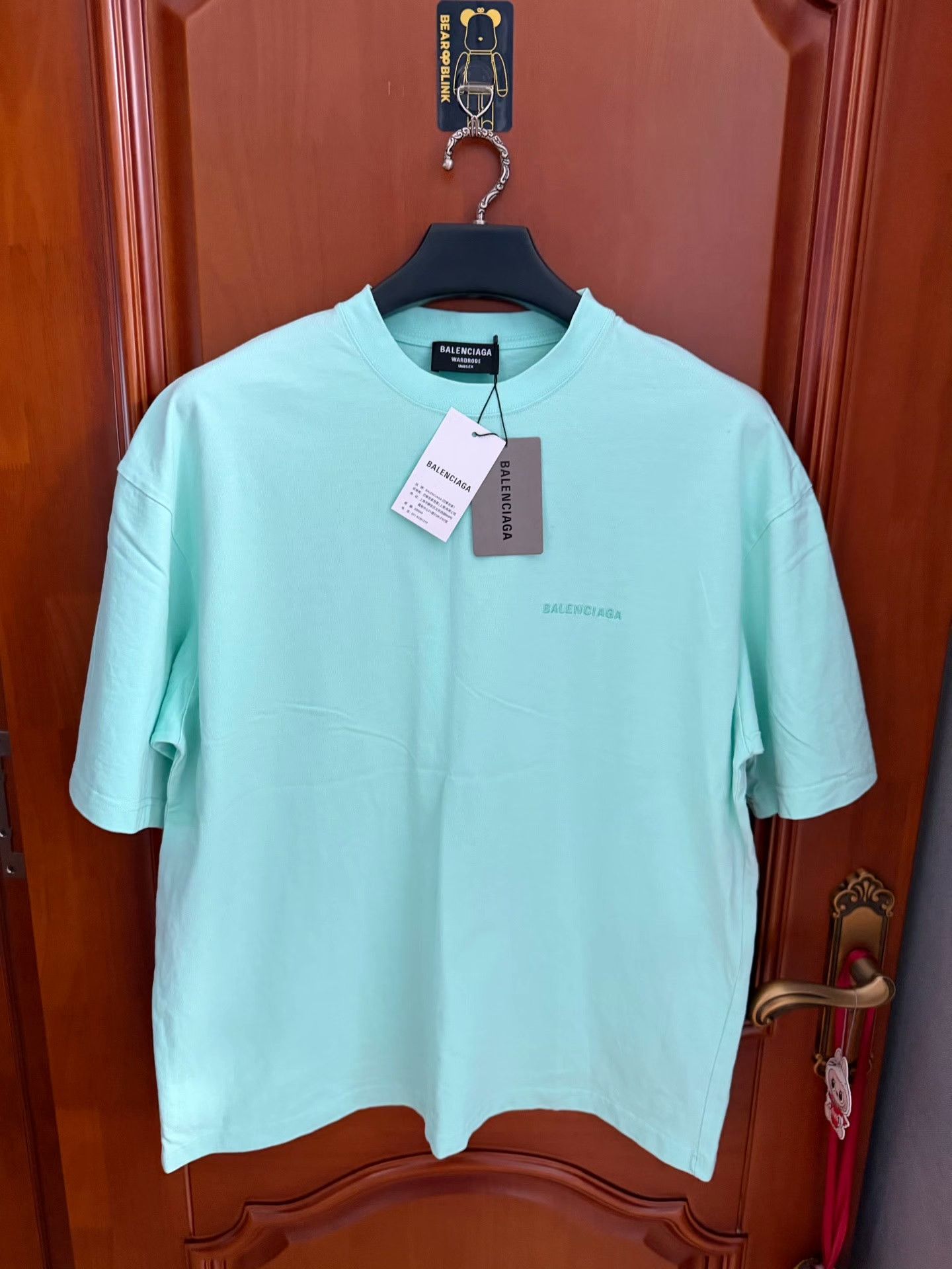 Balenciaga Balenciaga Retro Embroidered Green T-Shirt M Men Size US M / EU 48-50 / 2 - 1 Thumbnail