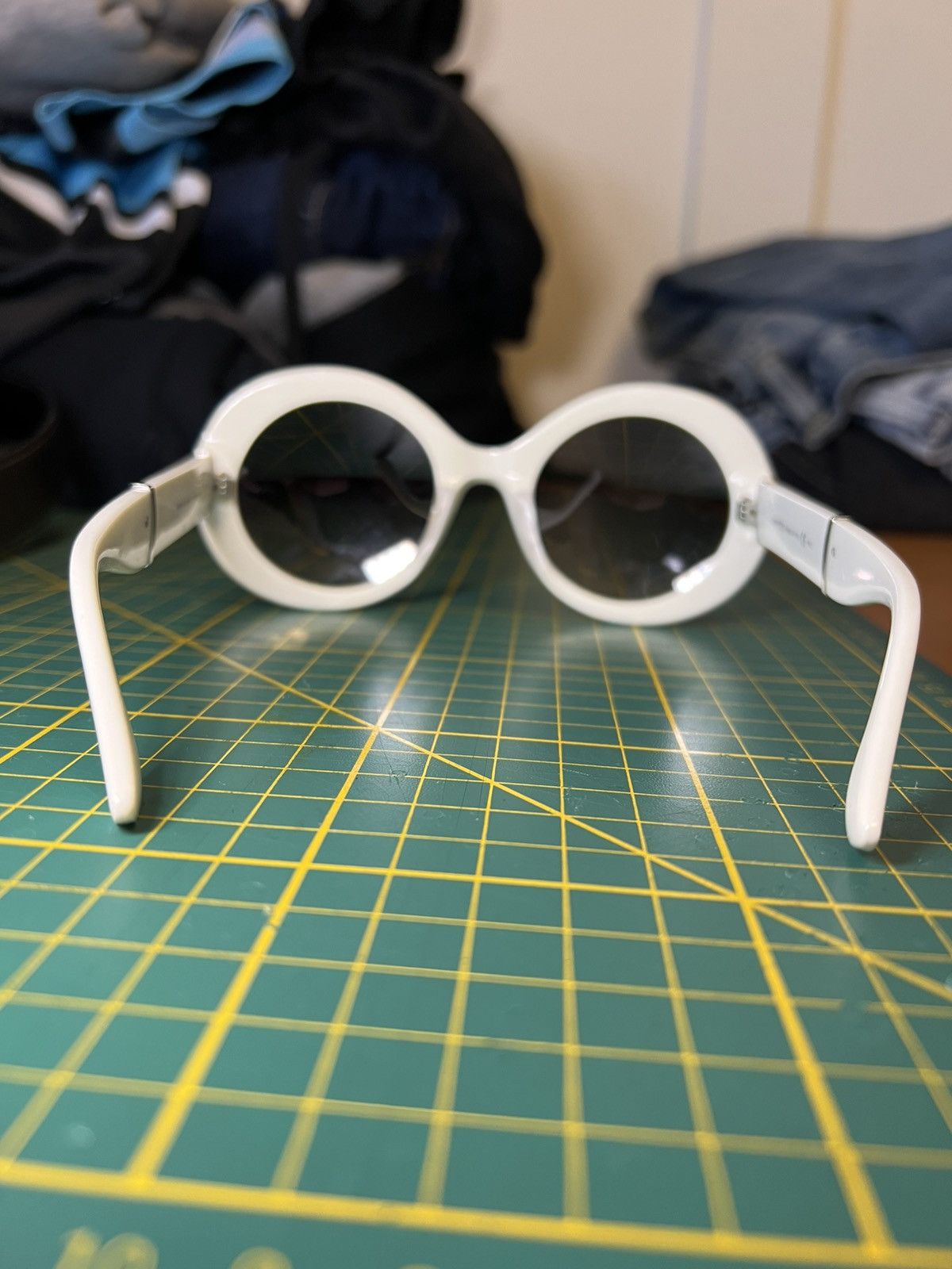 Jimmy Choo Jimmy Choo WENDY/S rhinestone oval sunglasses Size ONE SIZE - 17 Thumbnail