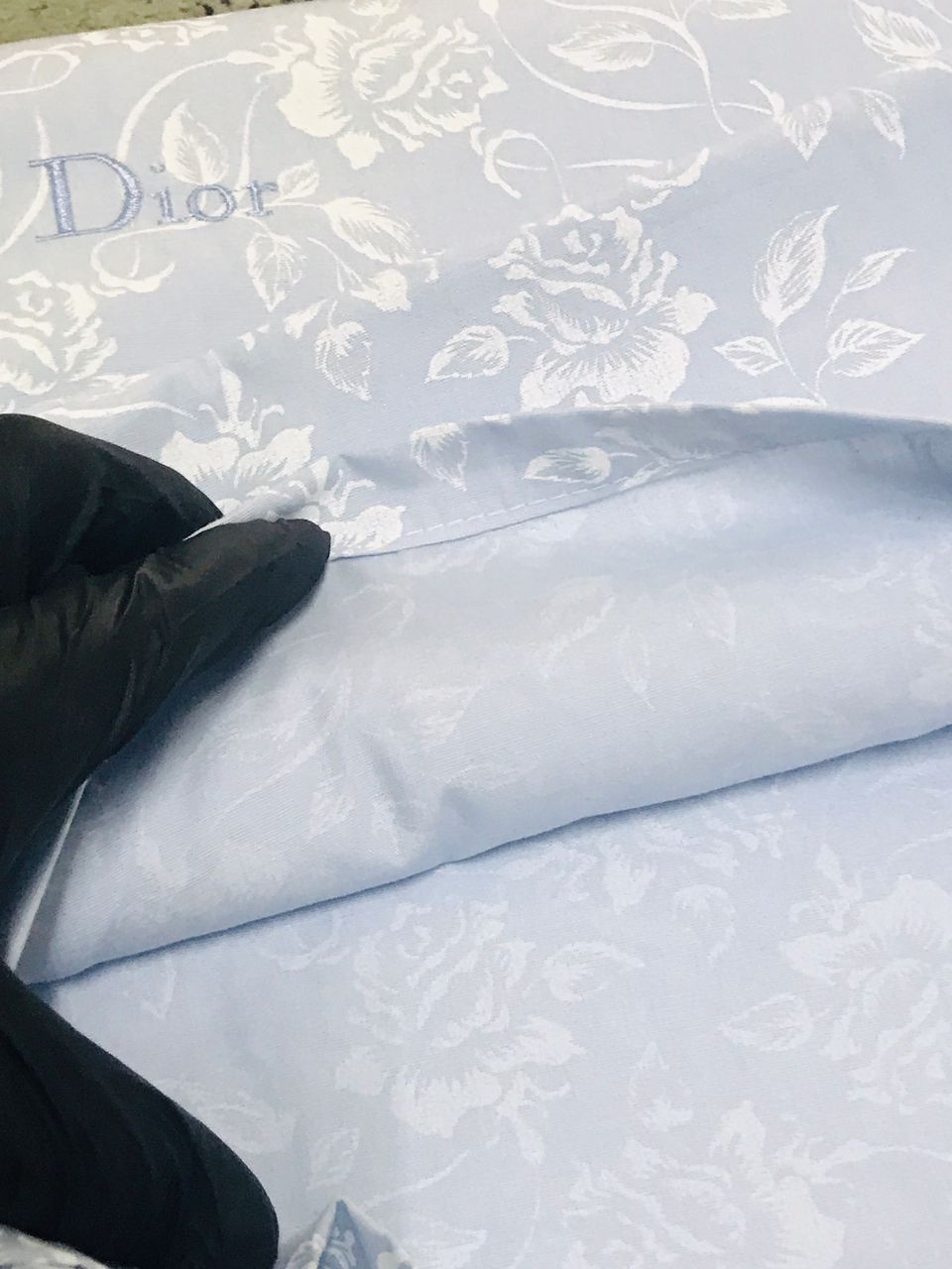 Christian Dior Monsieur Christian Dior Cotton Poliester Flower Pattern Fabric Size ONE SIZE - 10 Thumbnail