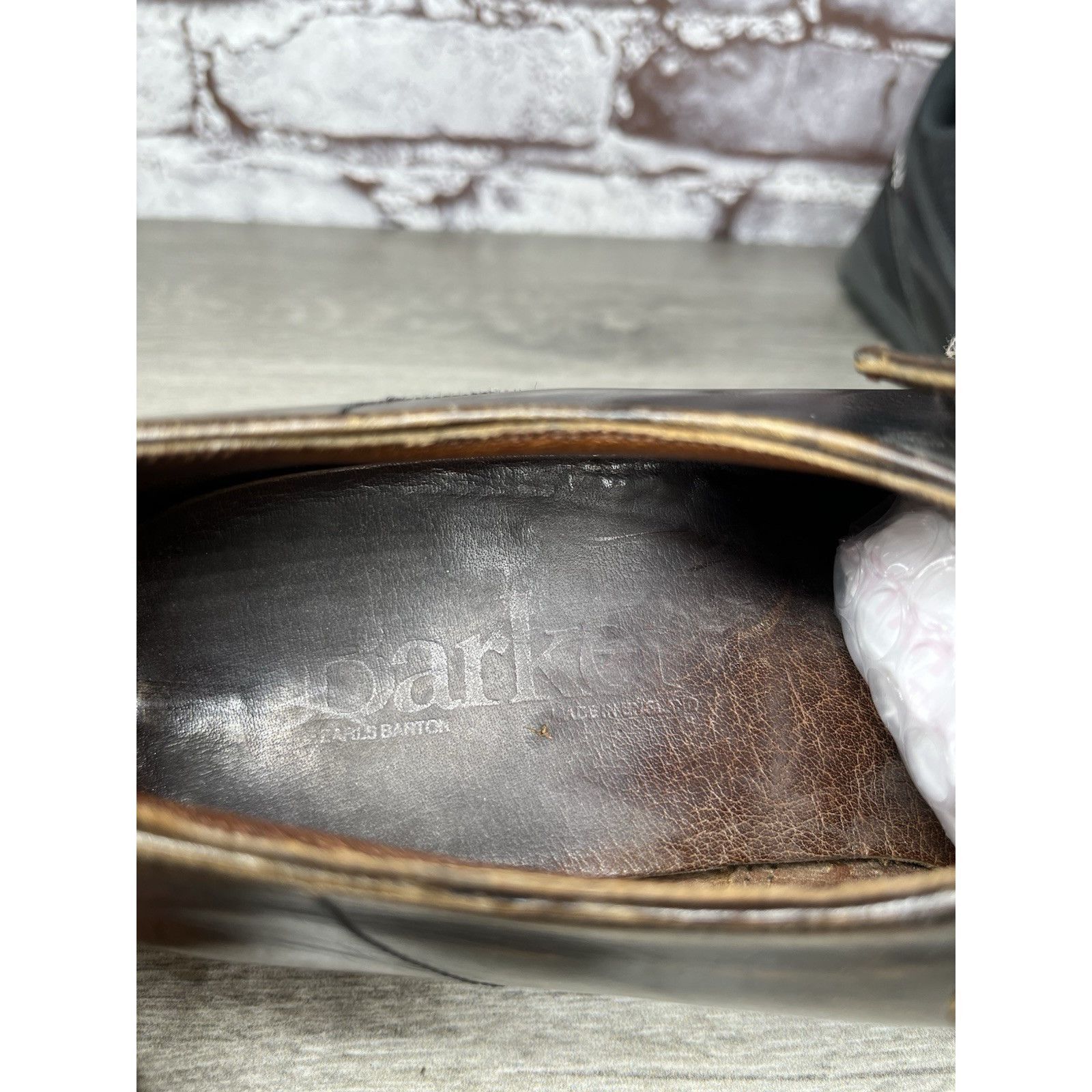 Barker Barker Dark Brown Leather Monk Dress Loafers England Shoes M Size US 7 / EU 40 - 22 Thumbnail