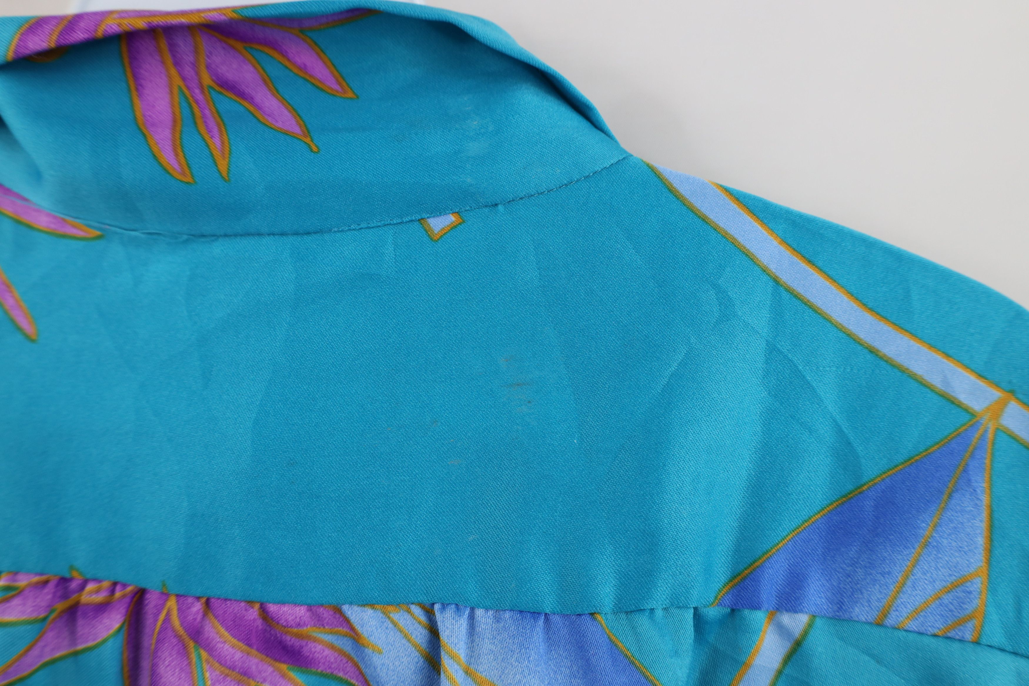 Vintage Vintage 70s Hilo Hatties Flower Hawaiian Button Shirt USA Size L / US 10 / IT 46 - 10 Thumbnail