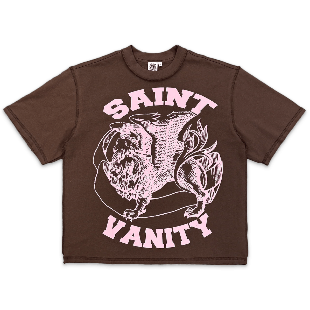 Saint Vanity Griffin Tee Brown/Pink Size US XXL / EU 58 / 5 - 1 Preview