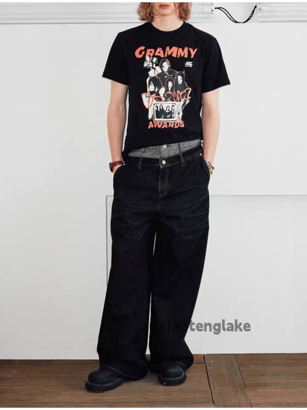 Japanese Brand × Vintage utility loose baggy patchwork double waist hiphop jeans Size US 34 / EU 50 - 7 Thumbnail