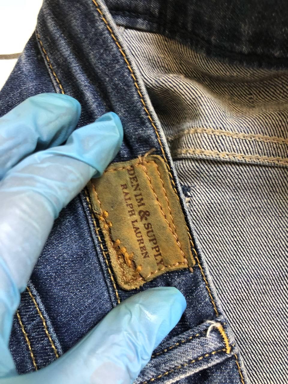Polo Ralph Lauren Ralph Lauren Denim & Supply women’s blue jeans patched Size 29" - 16 Thumbnail