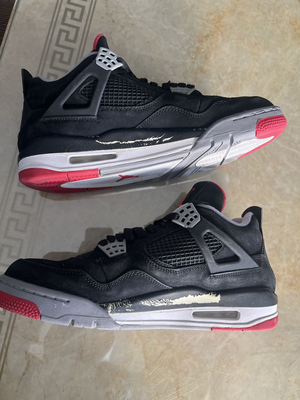 Jordan Brand Air Jordan 4 bred 2012 Size US 10.5 / EU 43-44 - 9 Thumbnail