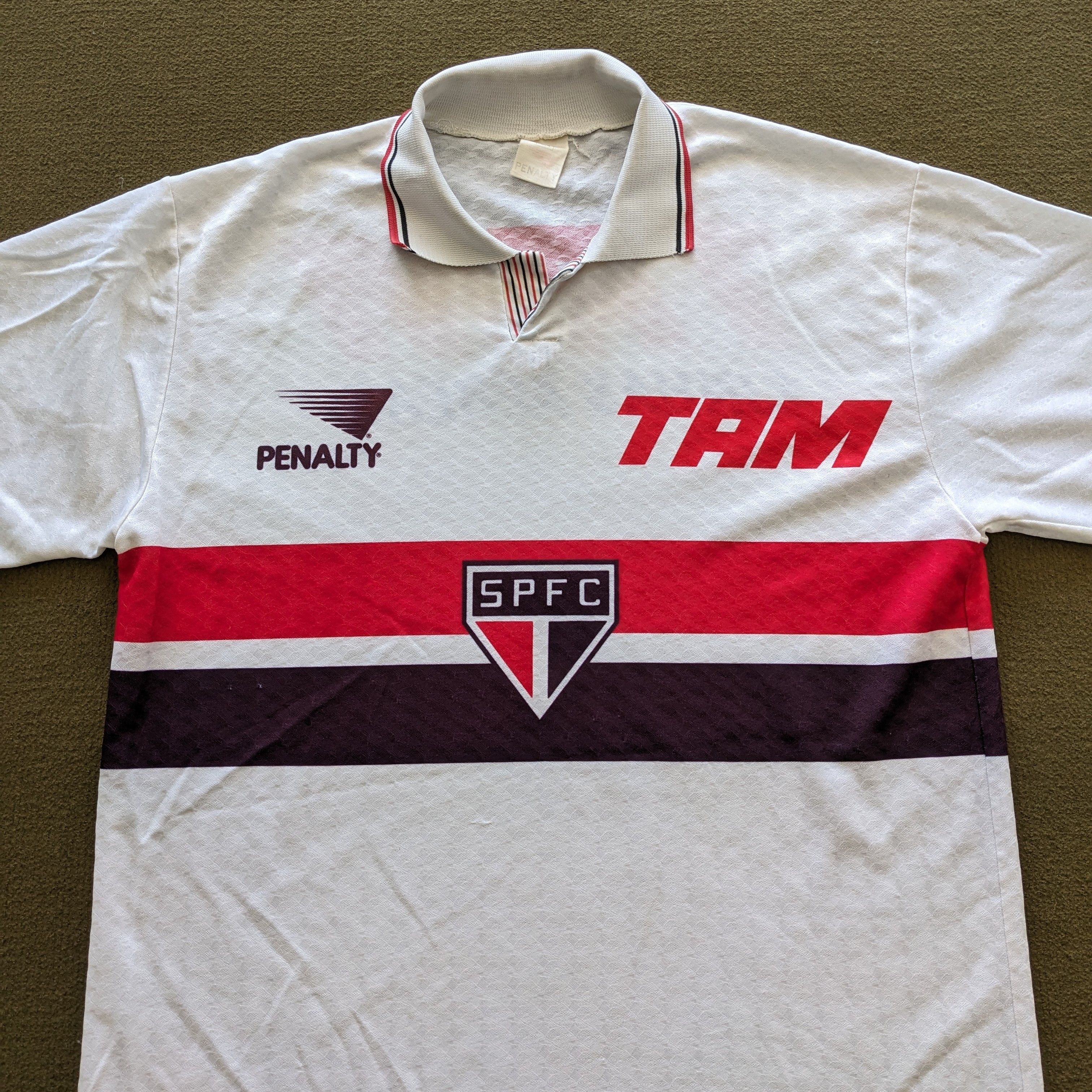NFL Vintage SAO PAULO Football Sportswear Jersey Size US M / EU 48-50 / 2 - 2 Thumbnail