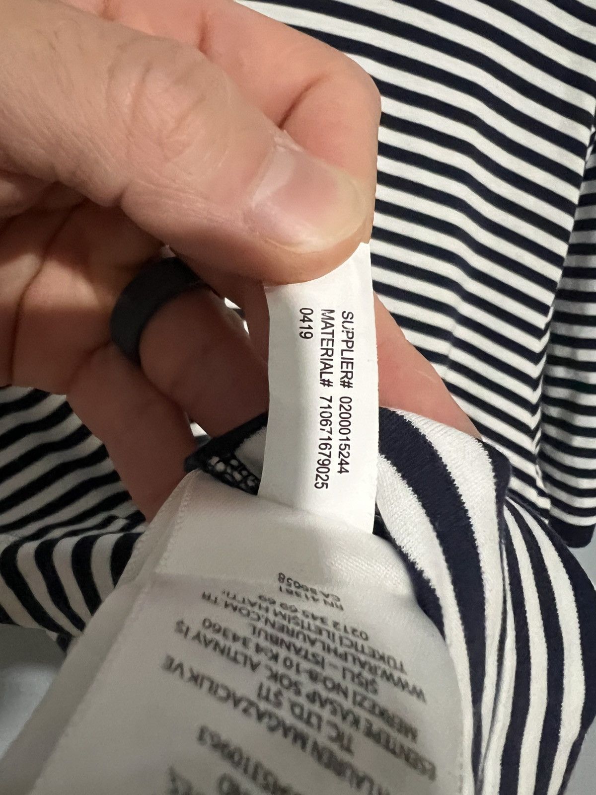 Polo Ralph Lauren Polo Ralph Lauren Polo Shirt Mens Sz XL Blue Striped Preppy Size US XL / EU 56 / 4 - 7 Thumbnail