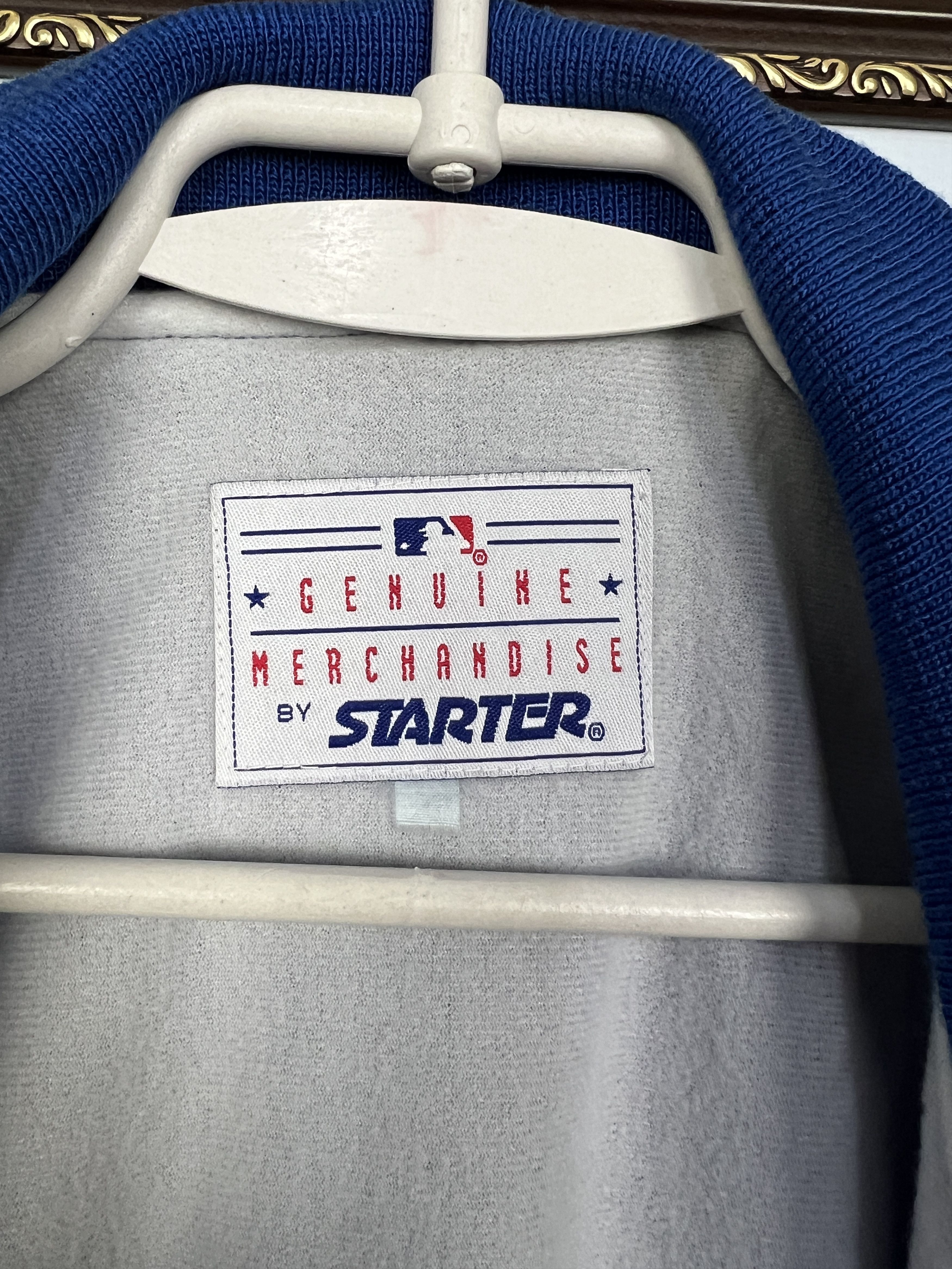 Starter Vintage 90s LA Dodgers Starter Bomber Jacket MLB Blue Mens Size US XL / EU 56 / 4 - 11 Thumbnail
