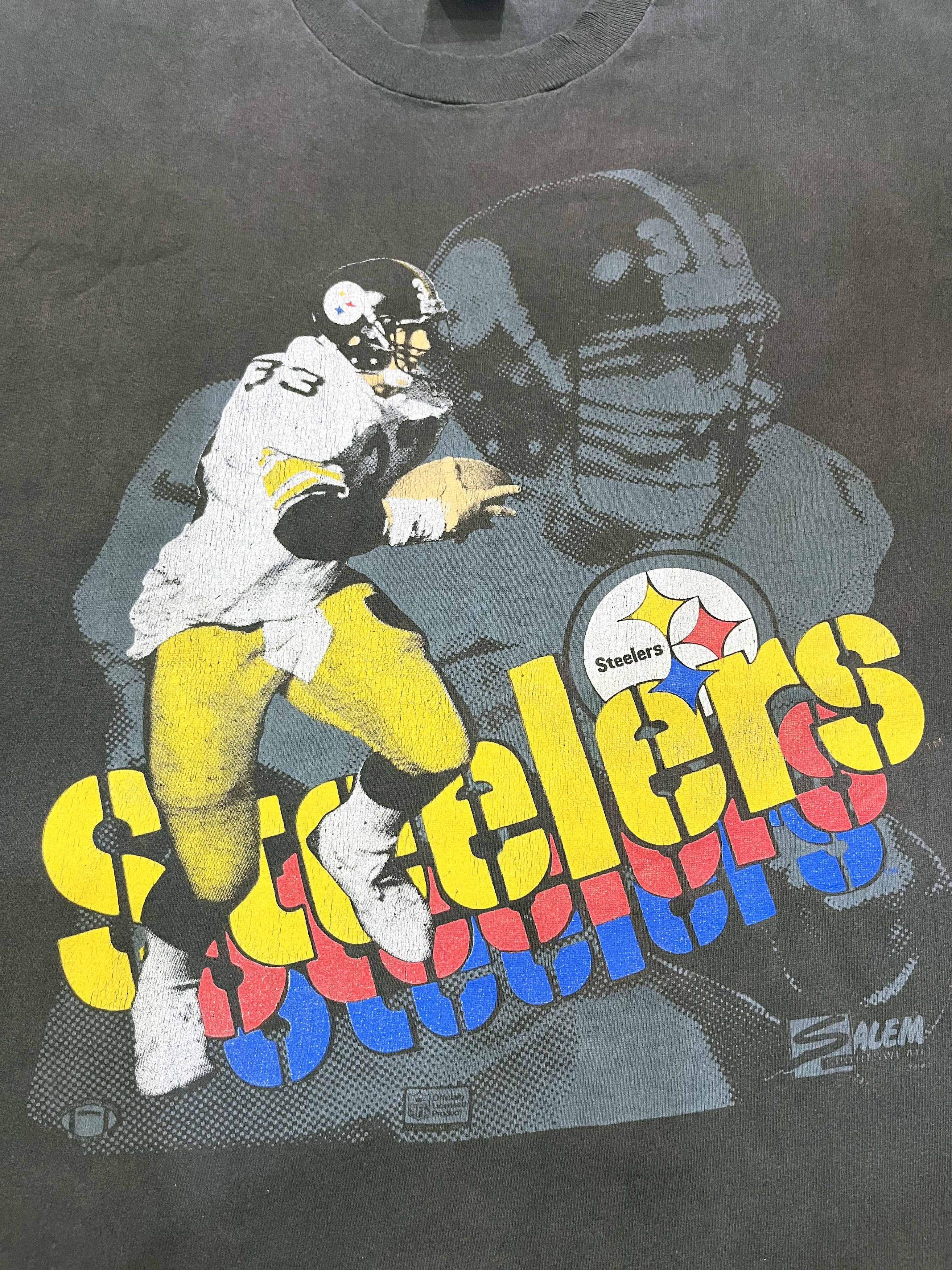 NFL × Salem Sportswear × Vintage Vintage Salem NFL Pittsburgh Steelers T-Shirt Size US L / EU 52-54 / 3 - 2 Thumbnail