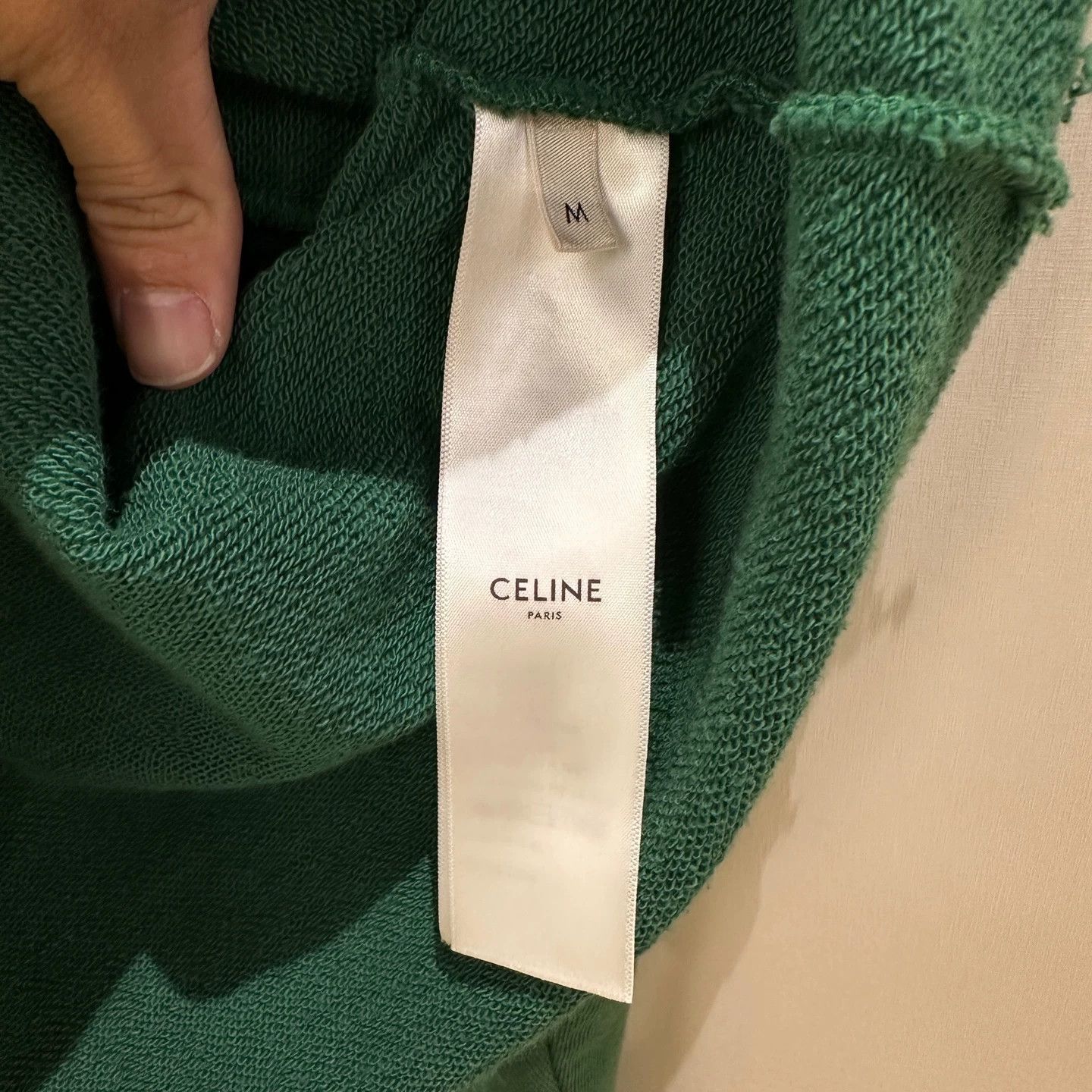 Celine Celine Logo Short Long Sleeve Sweatshirt M Cotton Size M / US 6-8 / IT 42-44 - 4 Thumbnail