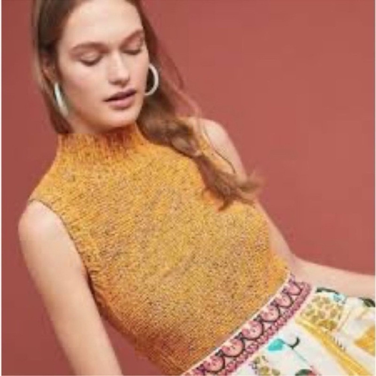 Anthropologie Anthropologie Sunrise Sweater Knit Tank Vest Women’s XS Size XS / US 0-2 / IT 36-38 - 2 Thumbnail