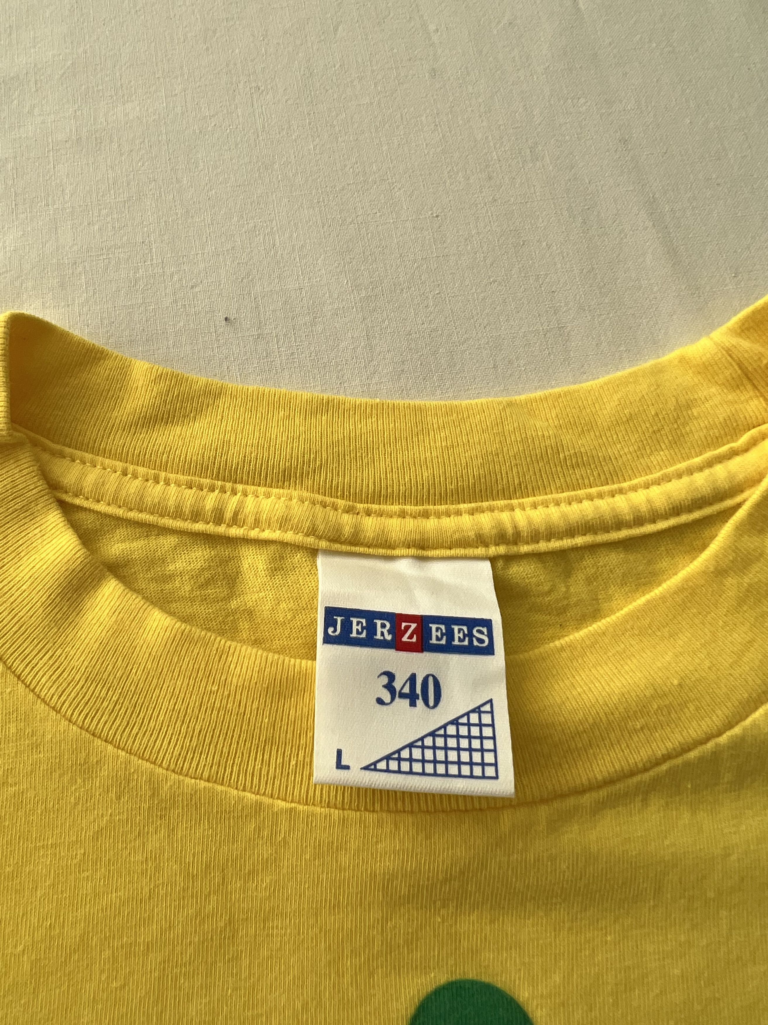 Cartoon Network Vintage 1998 A Bugs Life Movie Pixar Disney Promo Yellow Tee Size US L / EU 52-54 / 3 - 10 Thumbnail