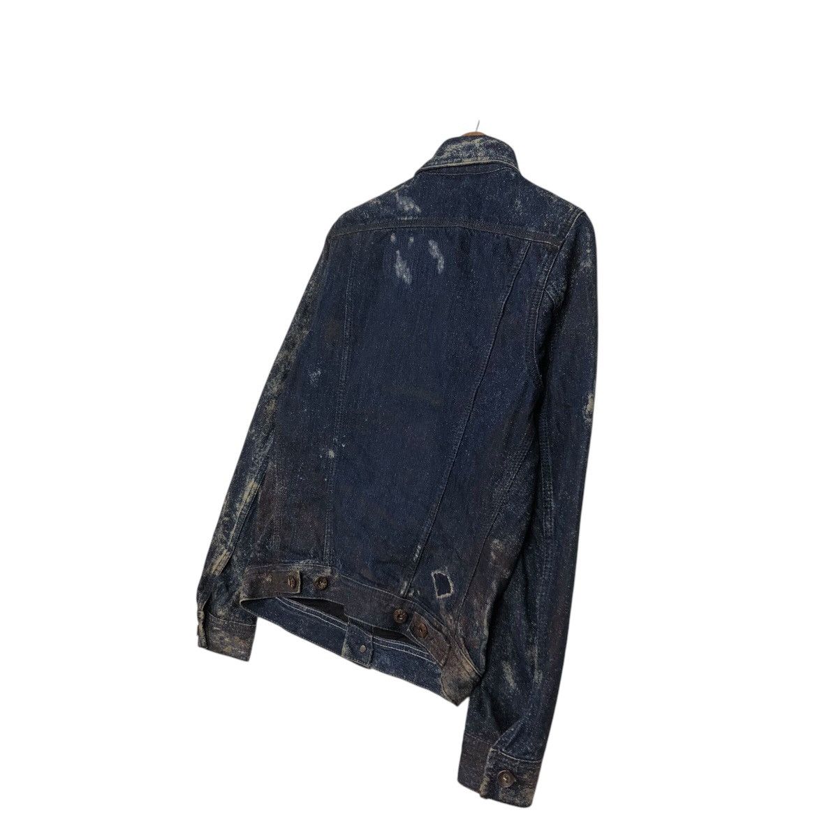Diesel 📌Biker Denim Jacket Rusty Distressed Design Diesel Size XS / US 0-2 / IT 36-38 - 11 Thumbnail