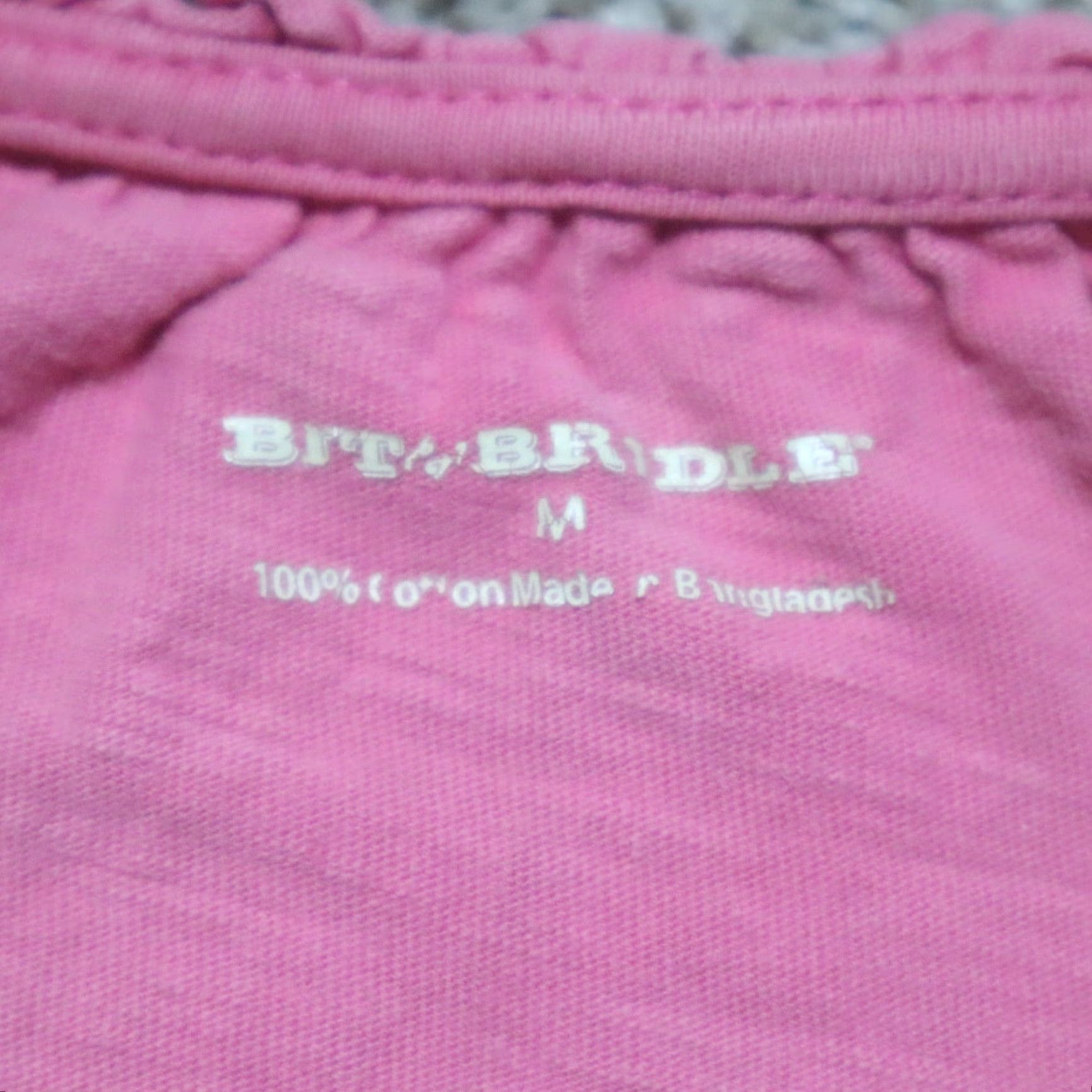 Vintage VINTAGE Bit and Bridle Pink Short Sleeve Blouse Women's Medium Pink 90s Fashion Size M / US 6-8 / IT 42-44 - 3 Thumbnail