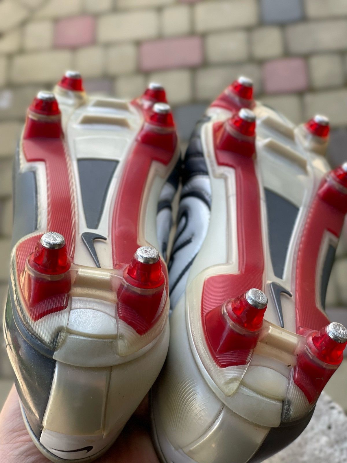 Vintage Vintage Nike Total 90 Air Zoom Gray Football Soccer Cleats Size US 8 / EU 41 - 9 Thumbnail